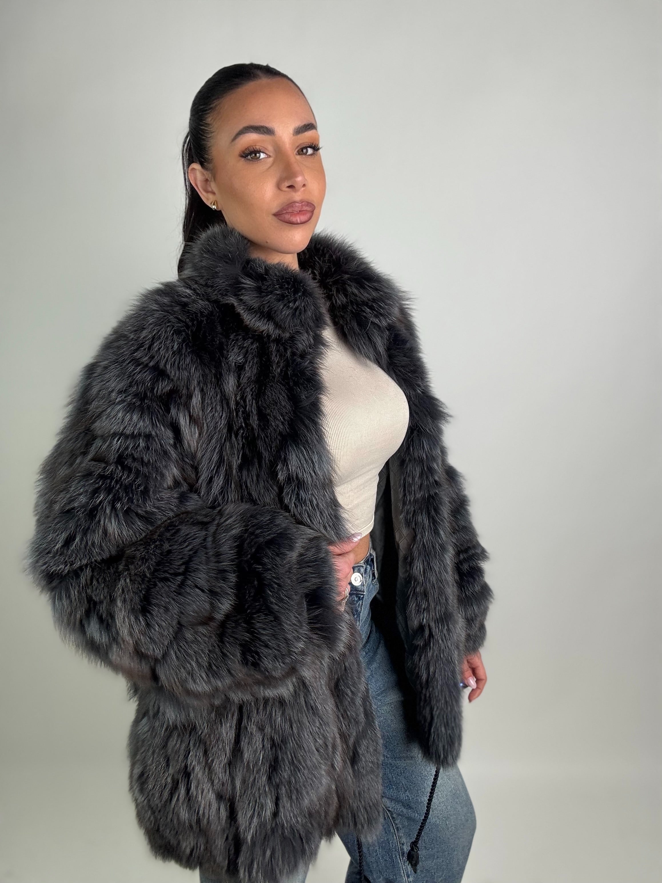 Mink Bomber Jacket