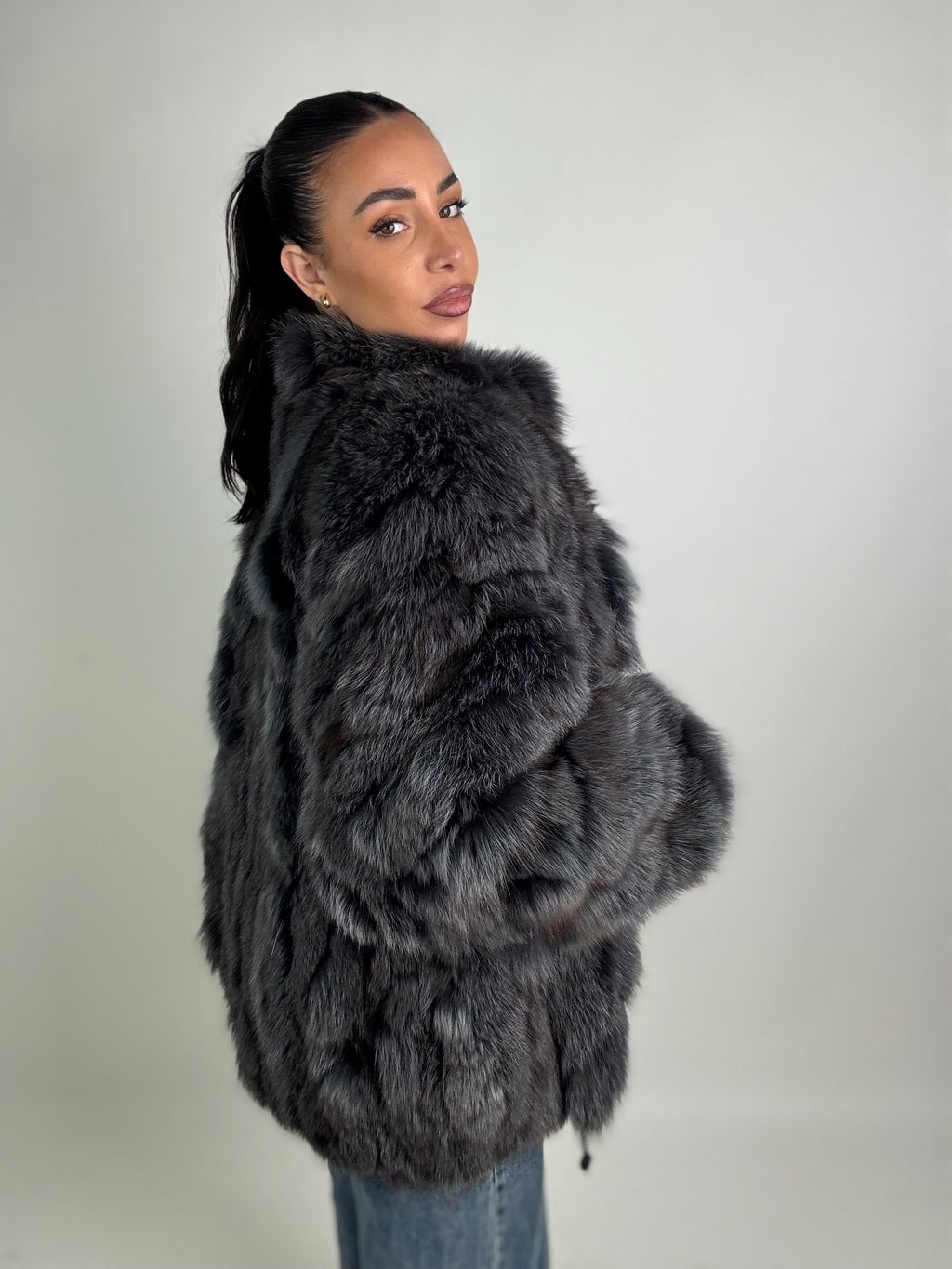 Mink Bomber Jacket