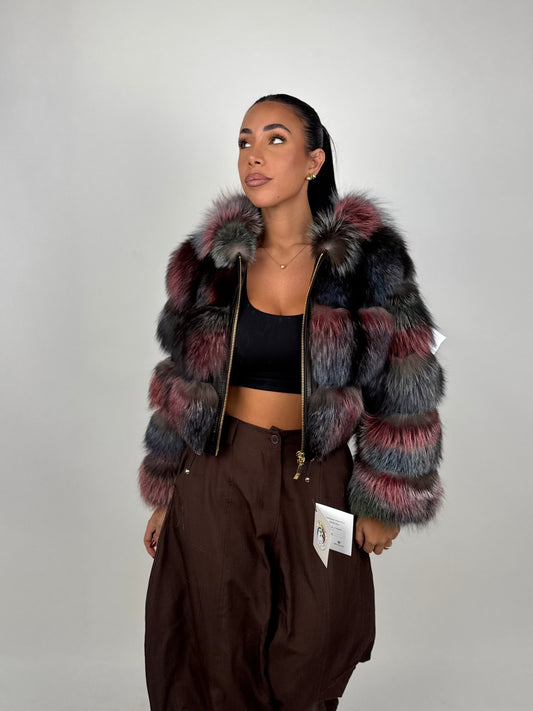 Bomber Elys in volpe multi