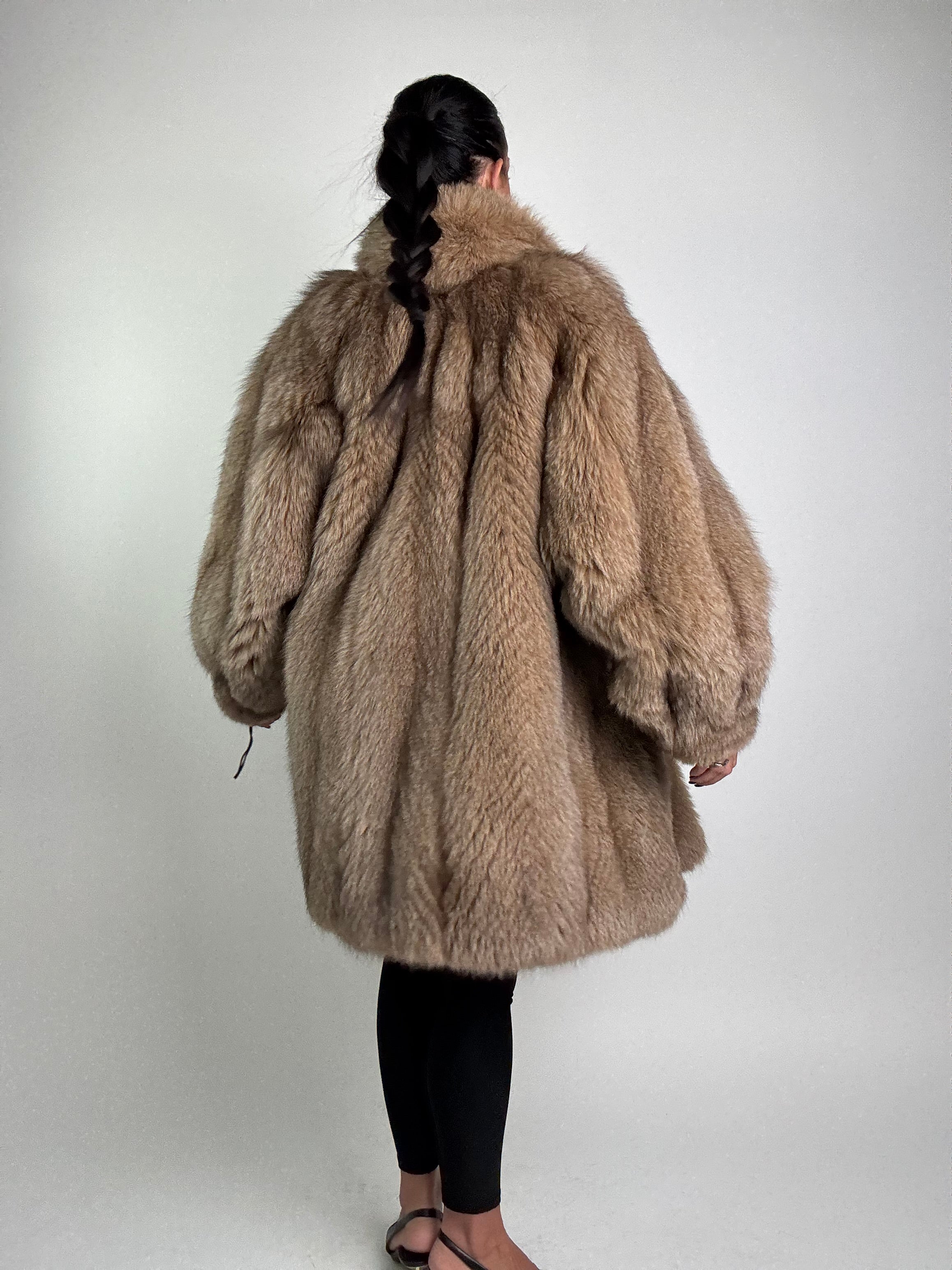 Cappotto in volpe della groenlandia N900