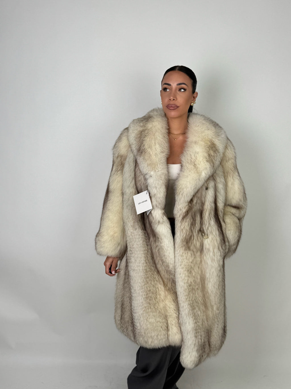 Cappotto in volpe della groenlandia N608