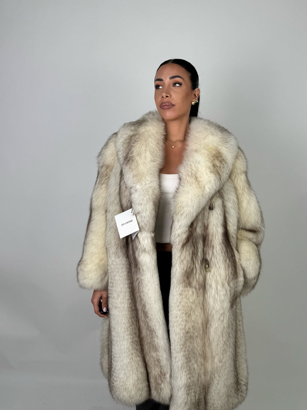 Cappotto in volpe della groenlandia N608