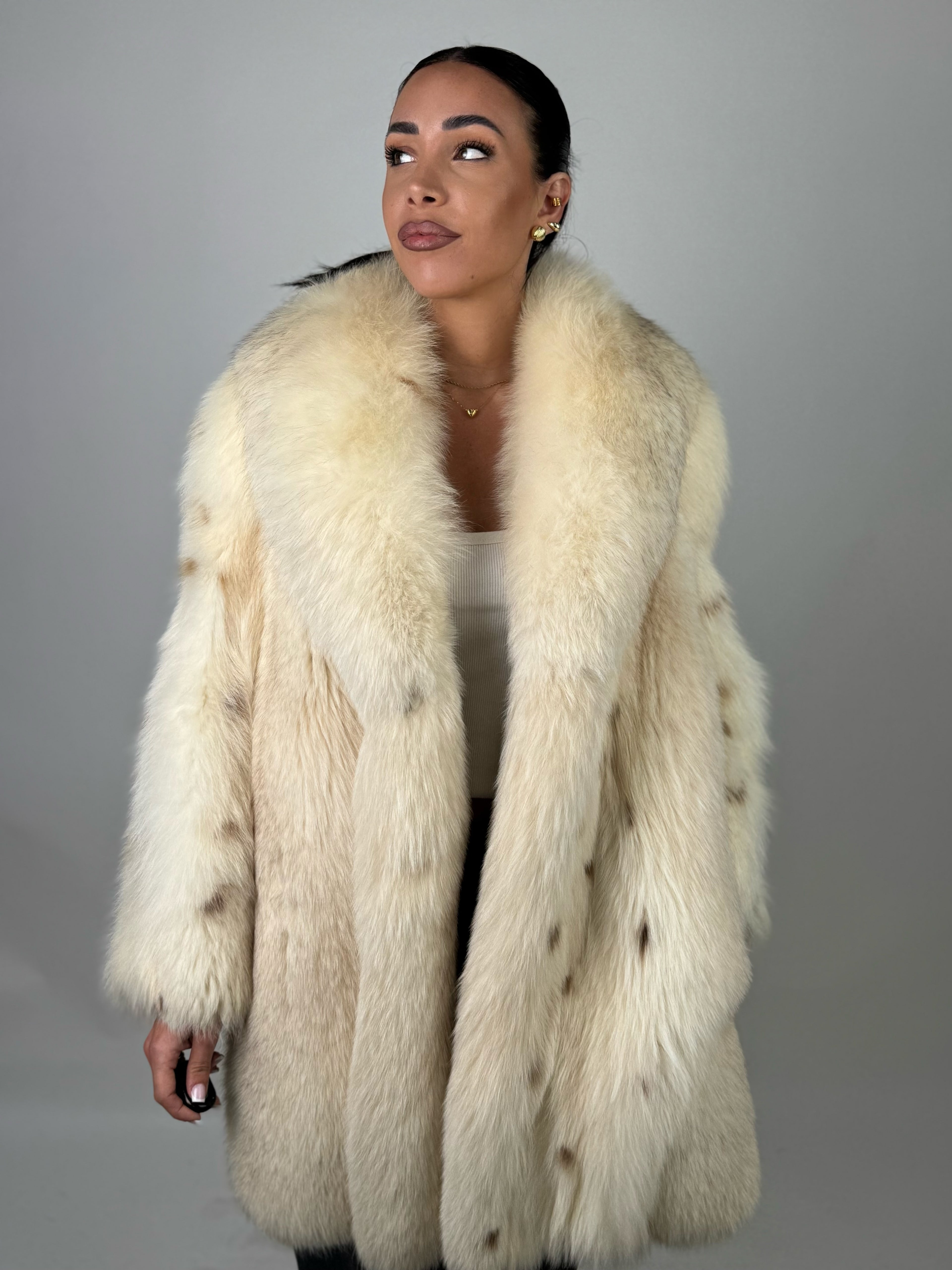 Cappotto in volpe linciata N609