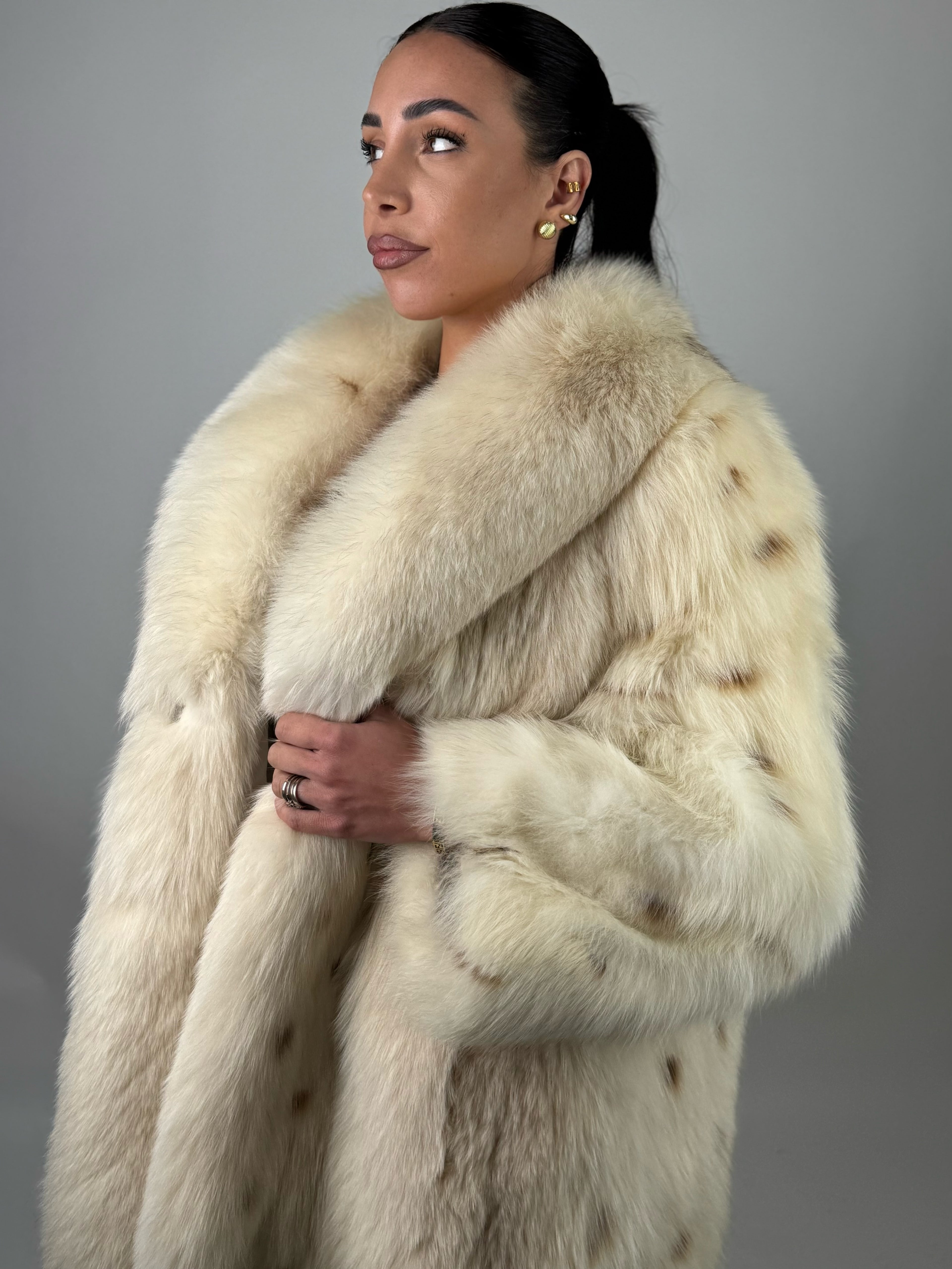 Cappotto in volpe linciata N609