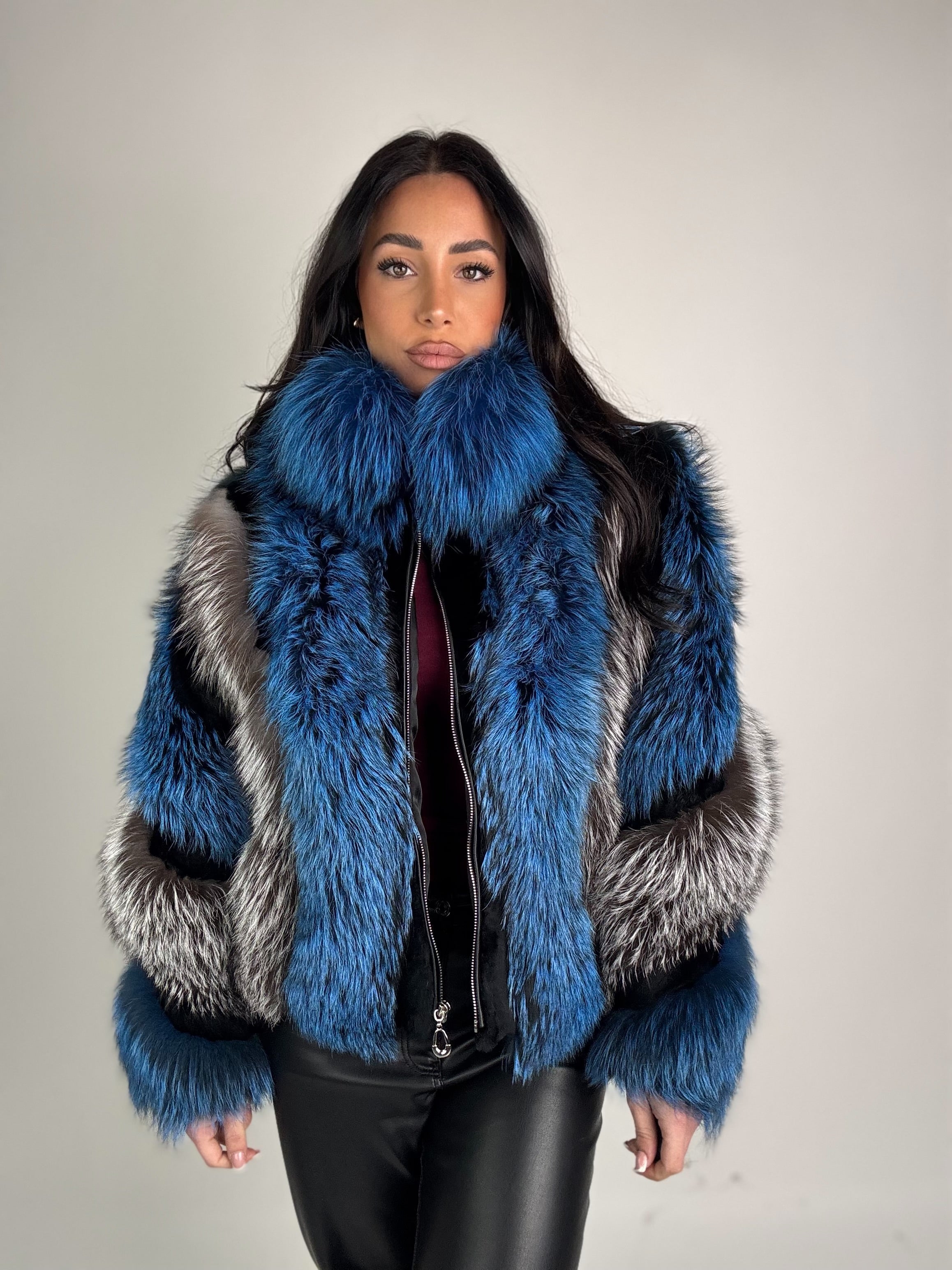 Bomber Joy in volpe argentata
