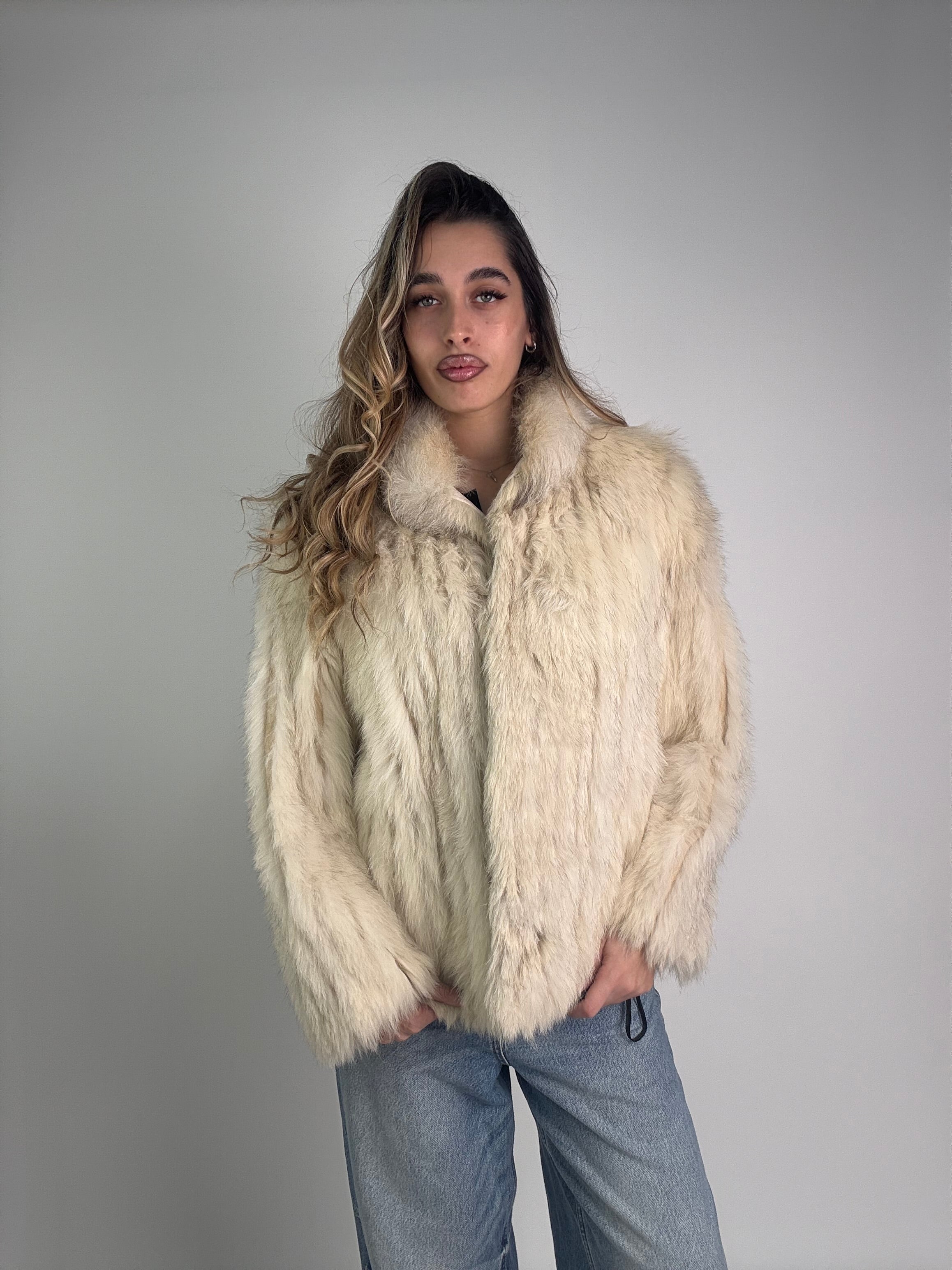 Giacca in volpe della groenlandia N949