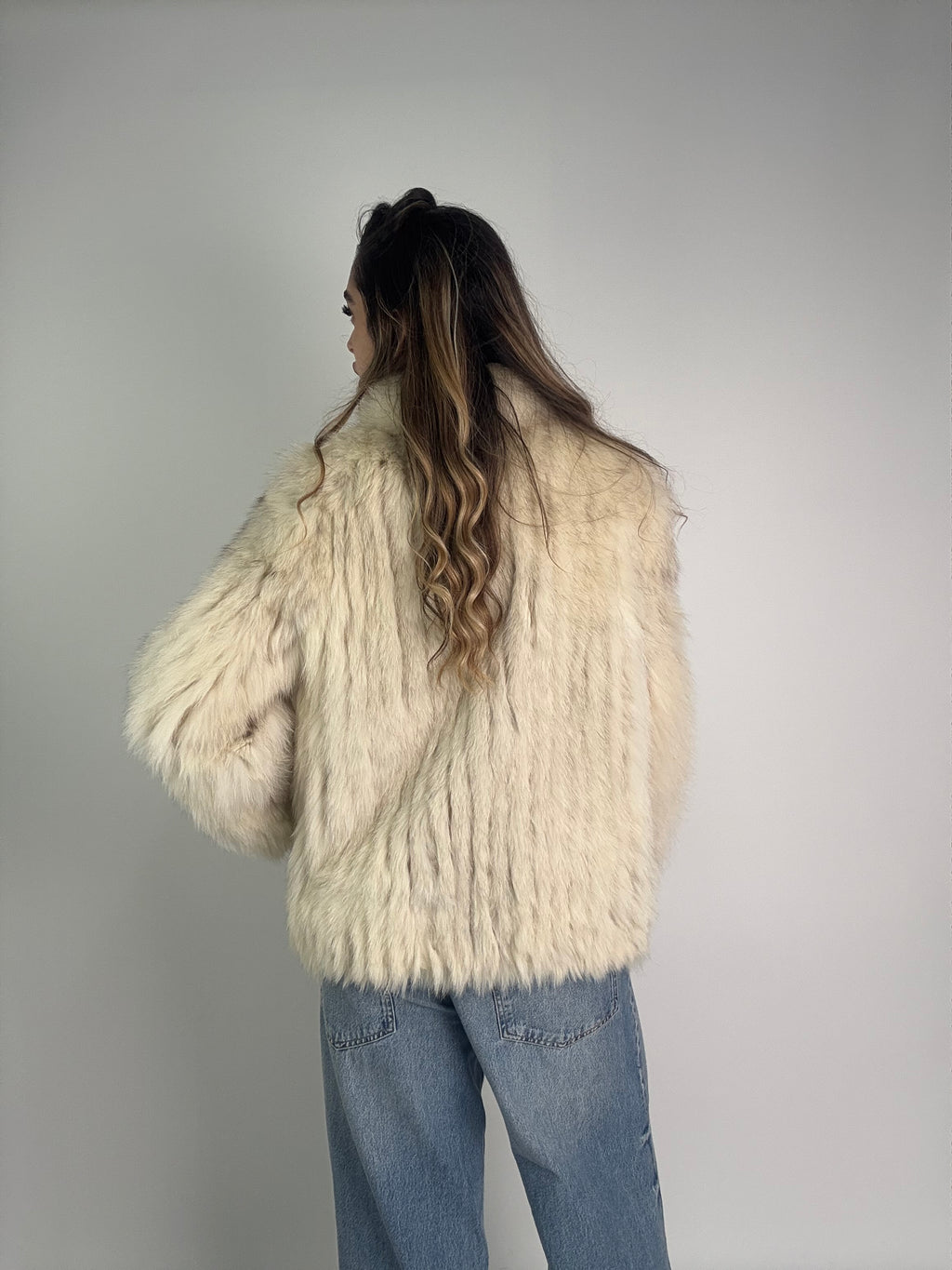 Giacca in volpe della groenlandia N949