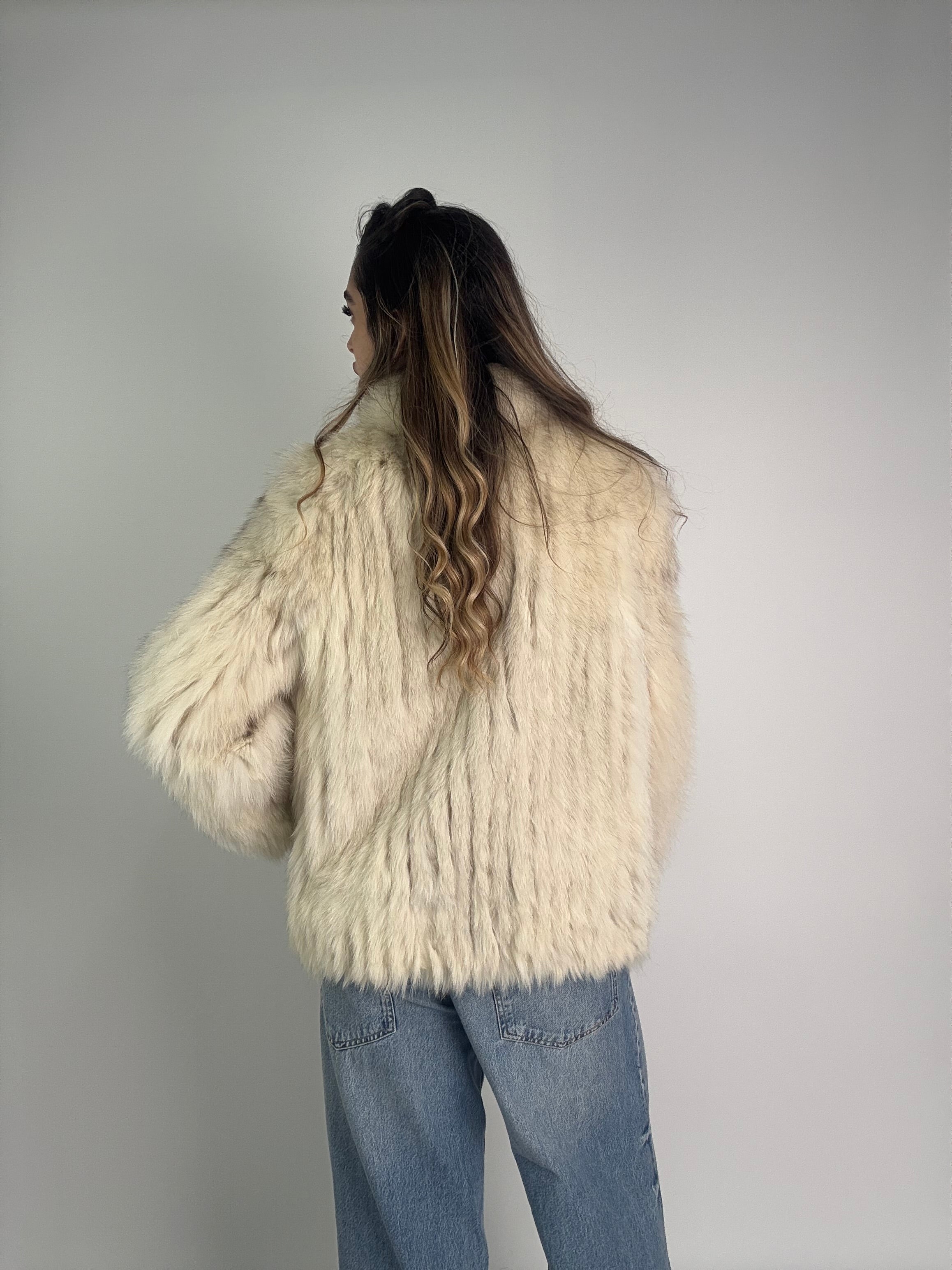 Giacca in volpe della groenlandia N949