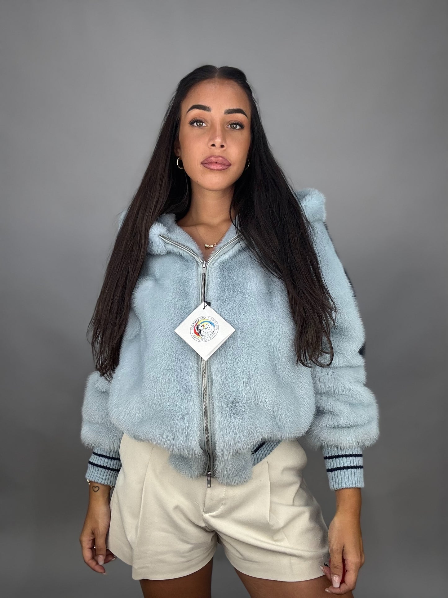 Mink Bomber Jacket