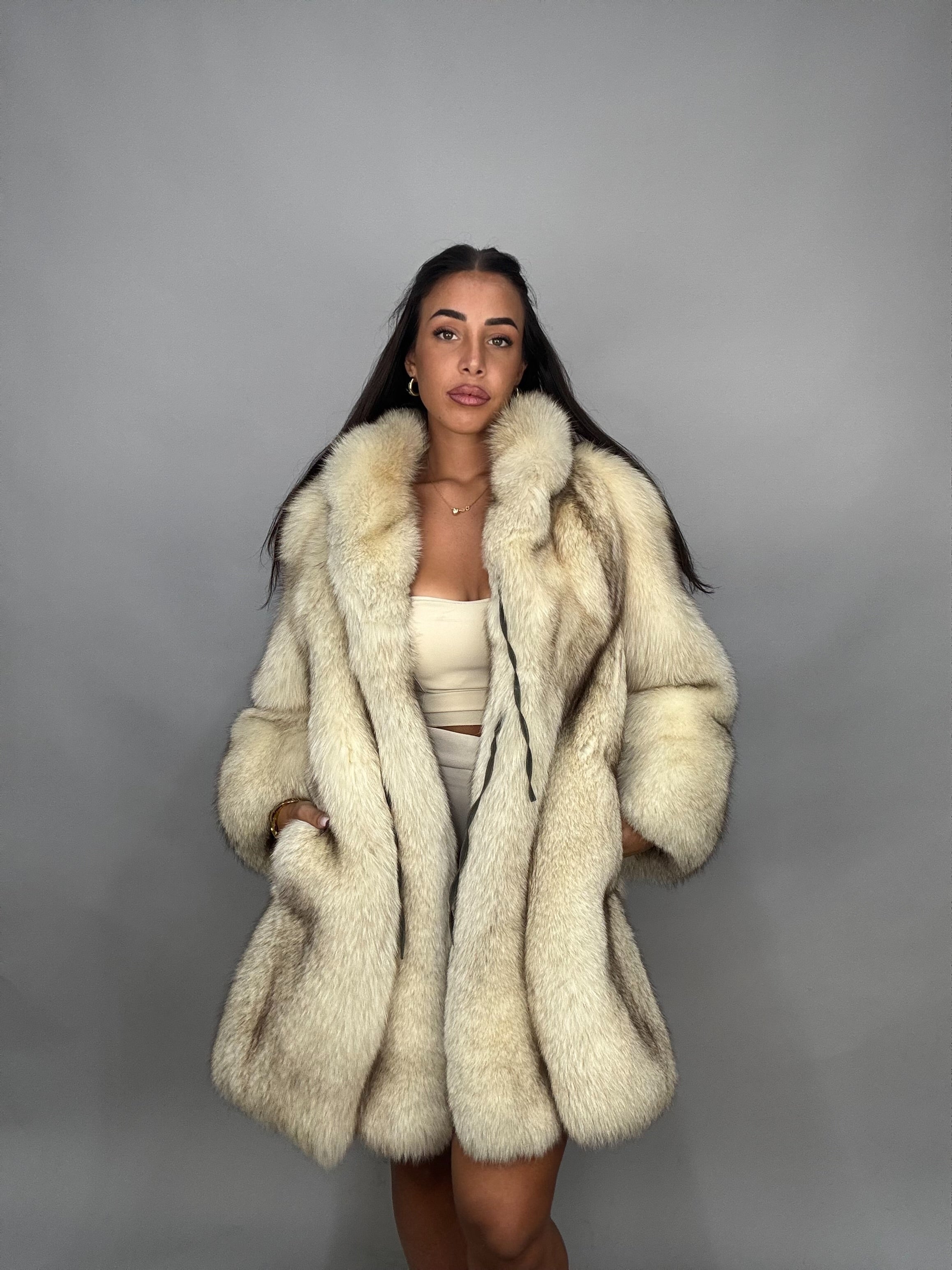 Giacca in volpe della groenlandia