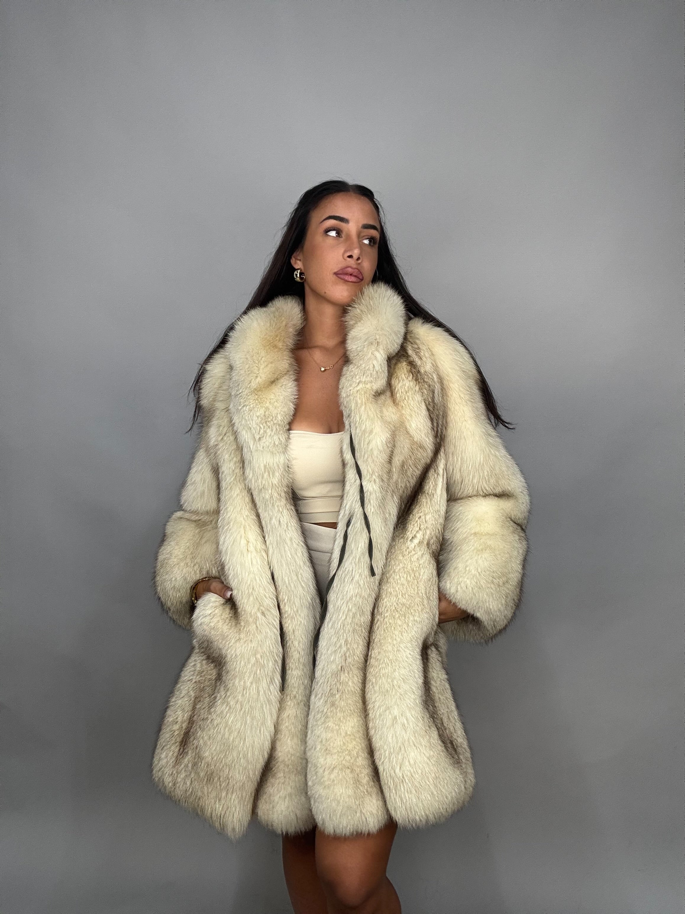 Giacca in volpe della groenlandia