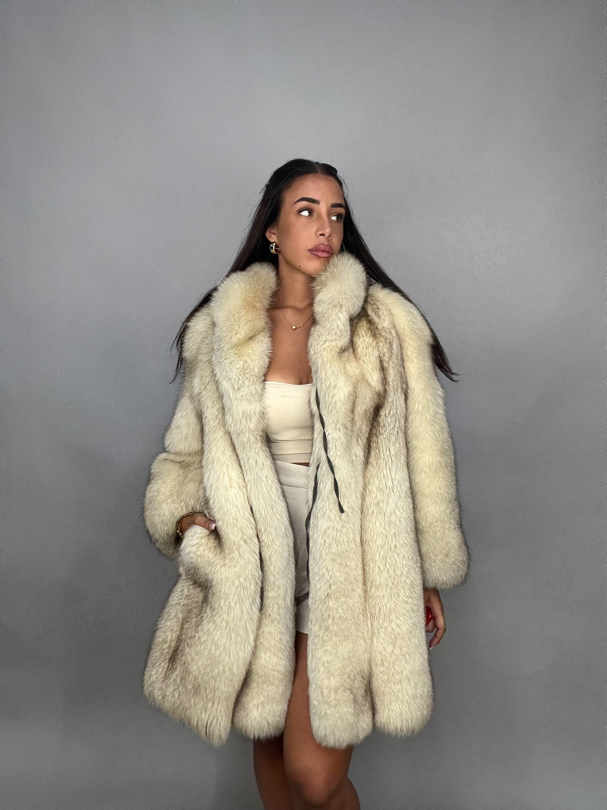 Giacca in volpe della groenlandia