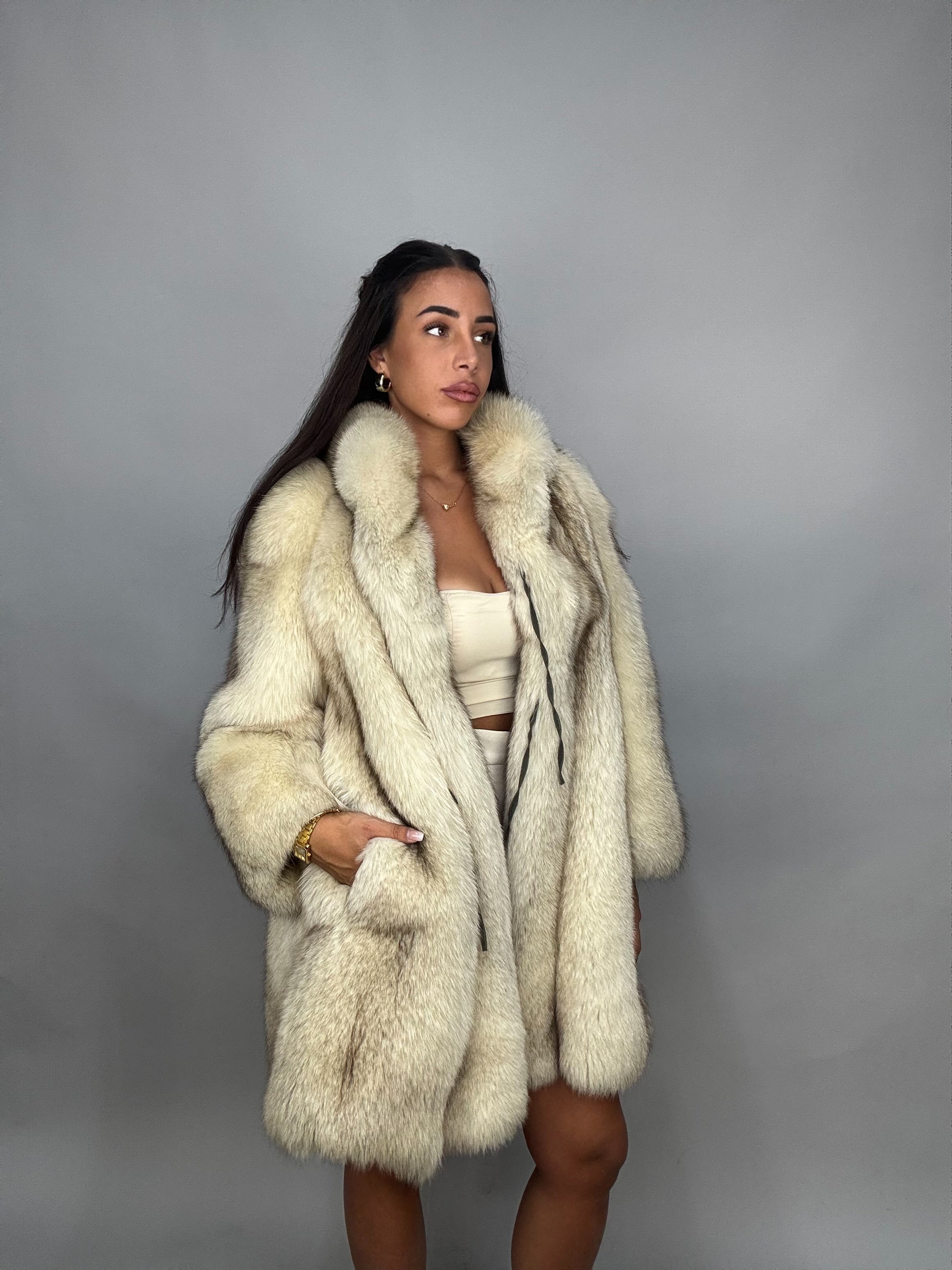 Giacca in volpe della groenlandia