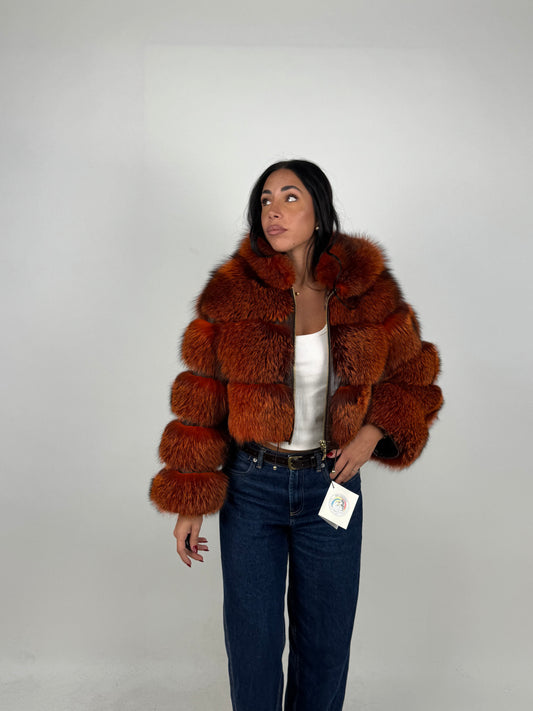 Mink Bomber Jacket