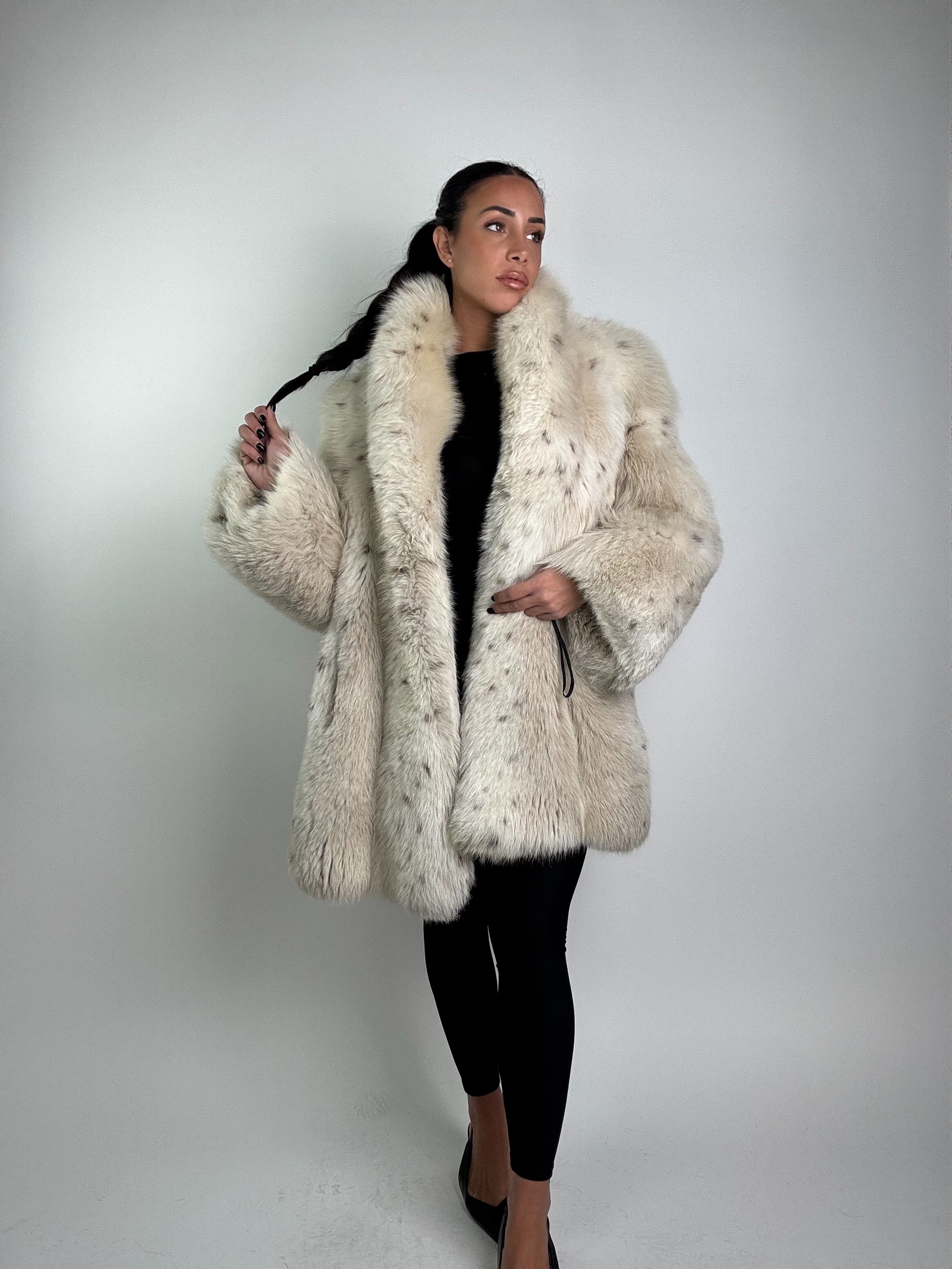 Cappotto in volpe linciata N898