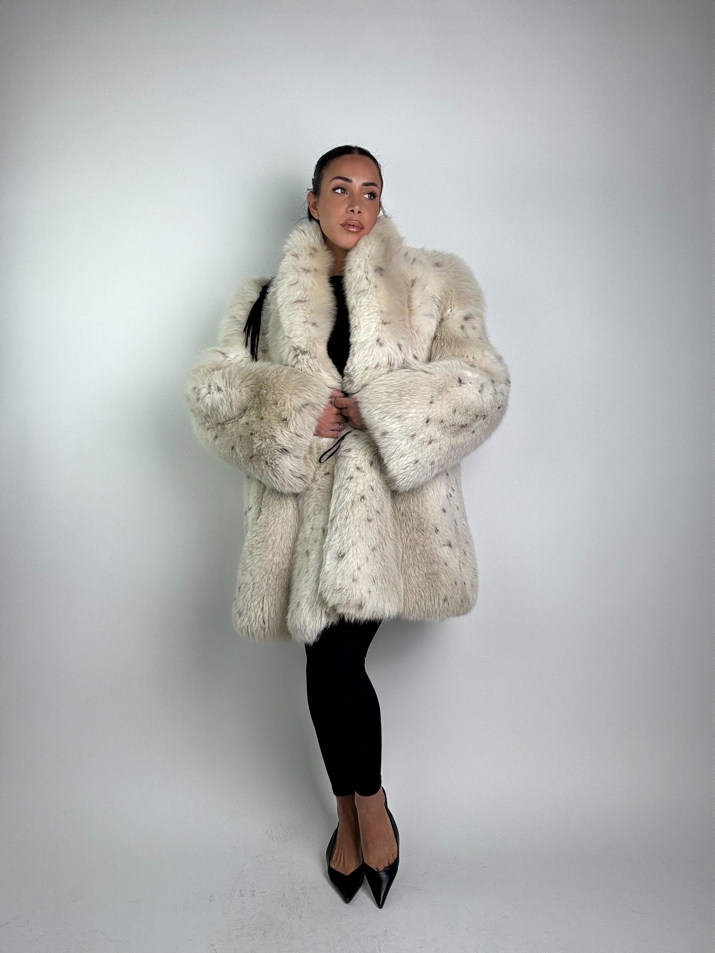 Cappotto in volpe linciata N898