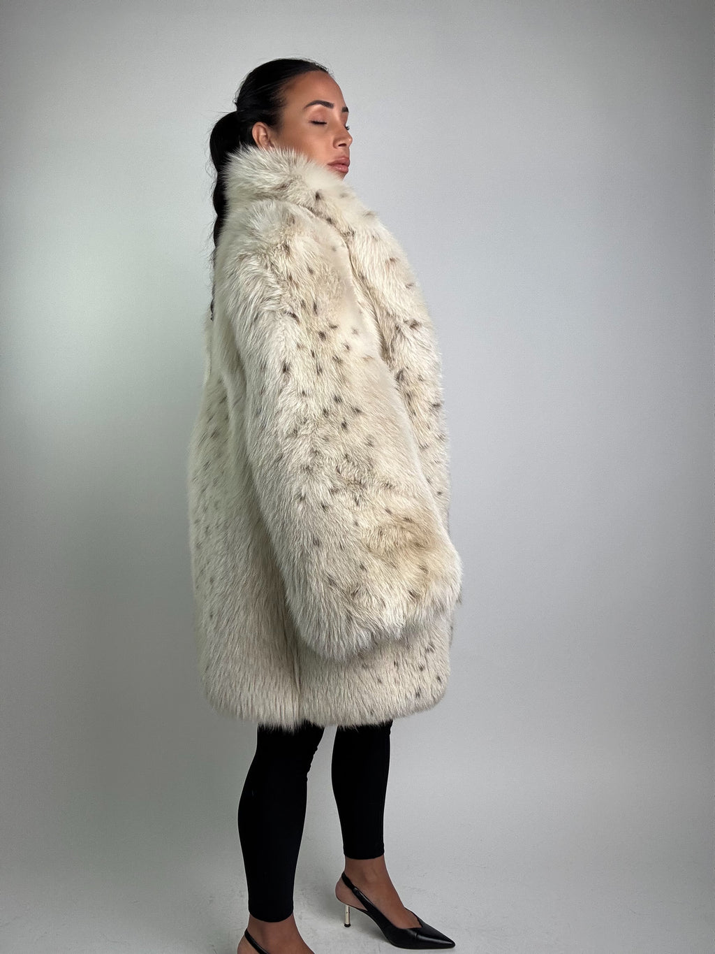 Cappotto in volpe linciata N898
