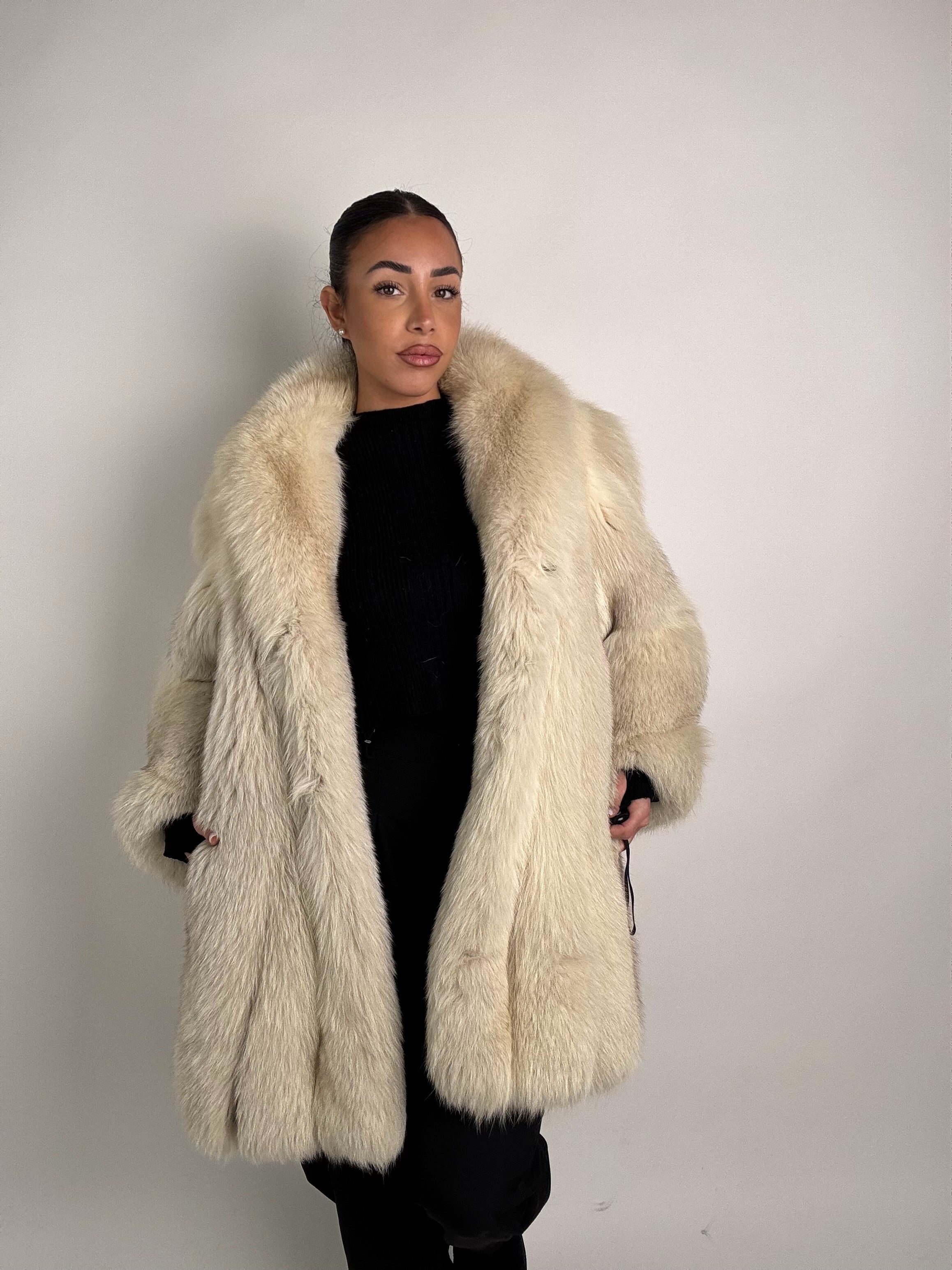 Giacca in volpe della groenlandia N111