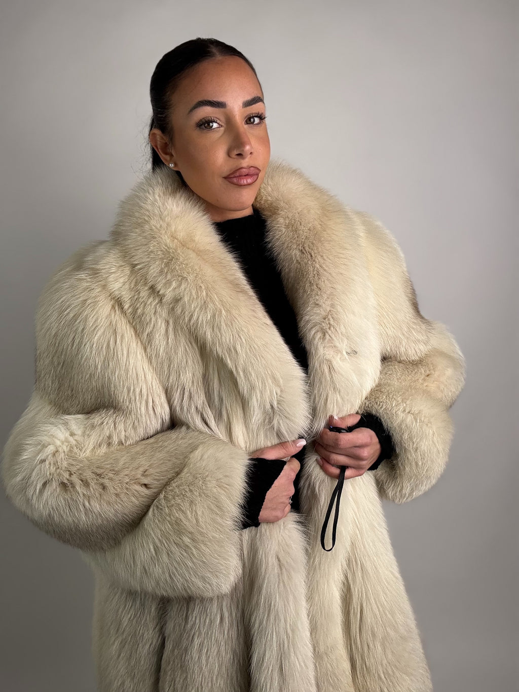 Giacca in volpe della groenlandia N111