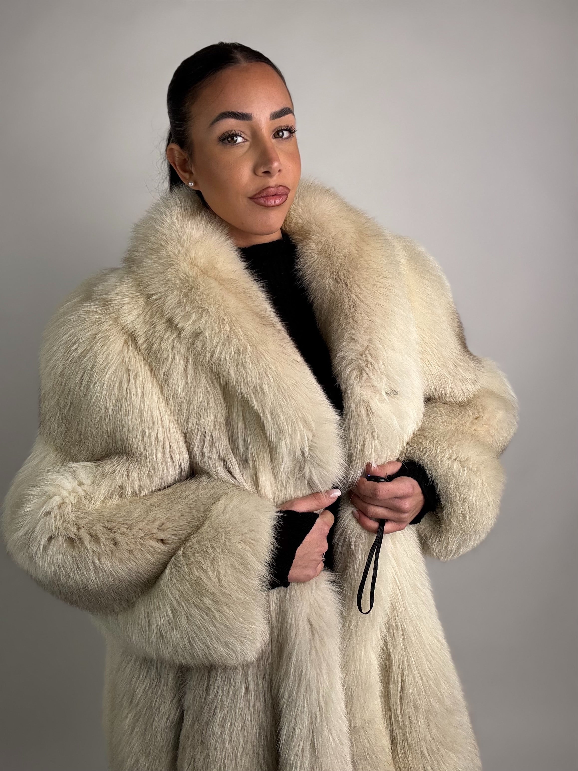 Giacca in volpe della groenlandia N111