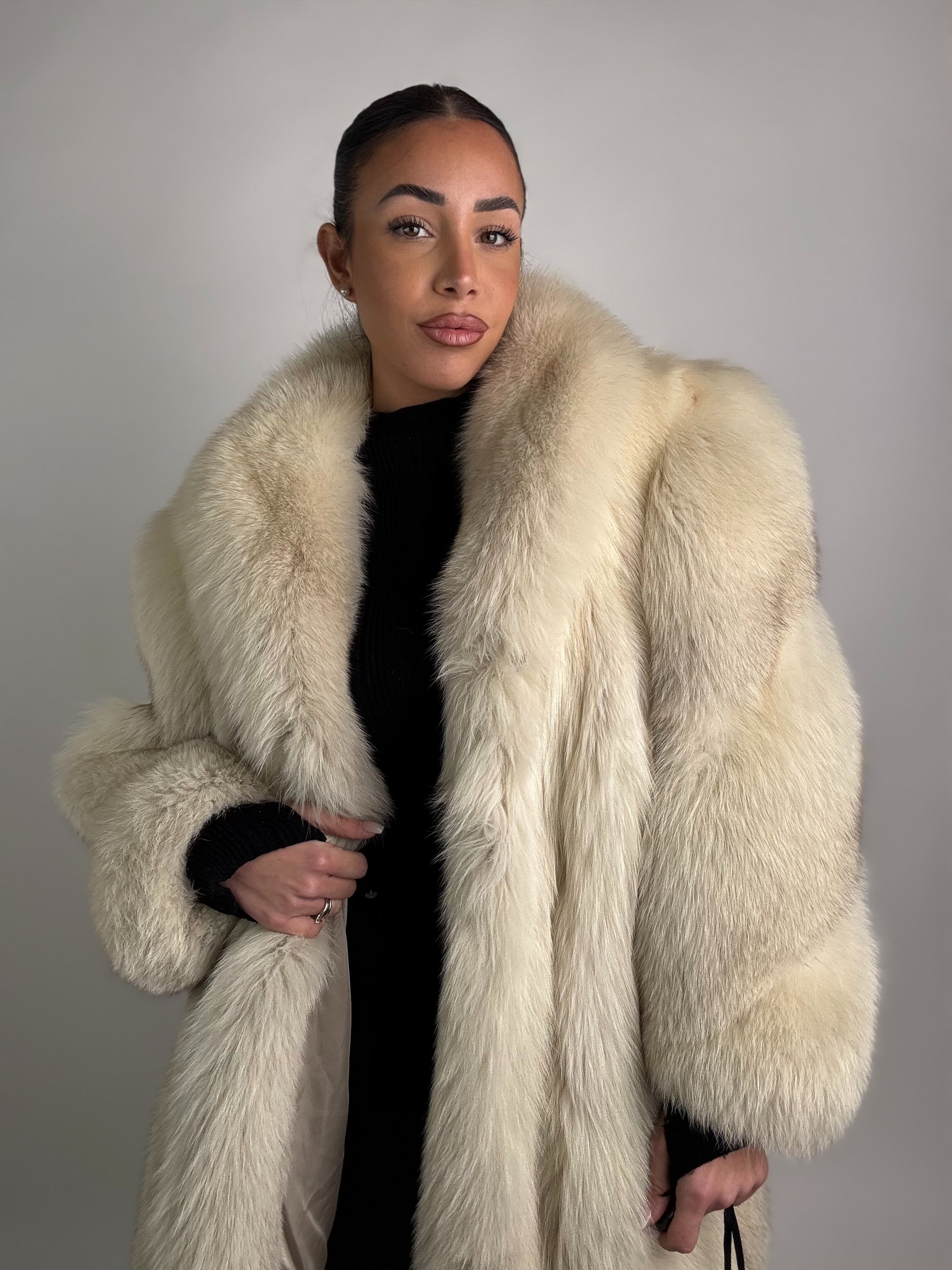 Giacca in volpe della groenlandia N111