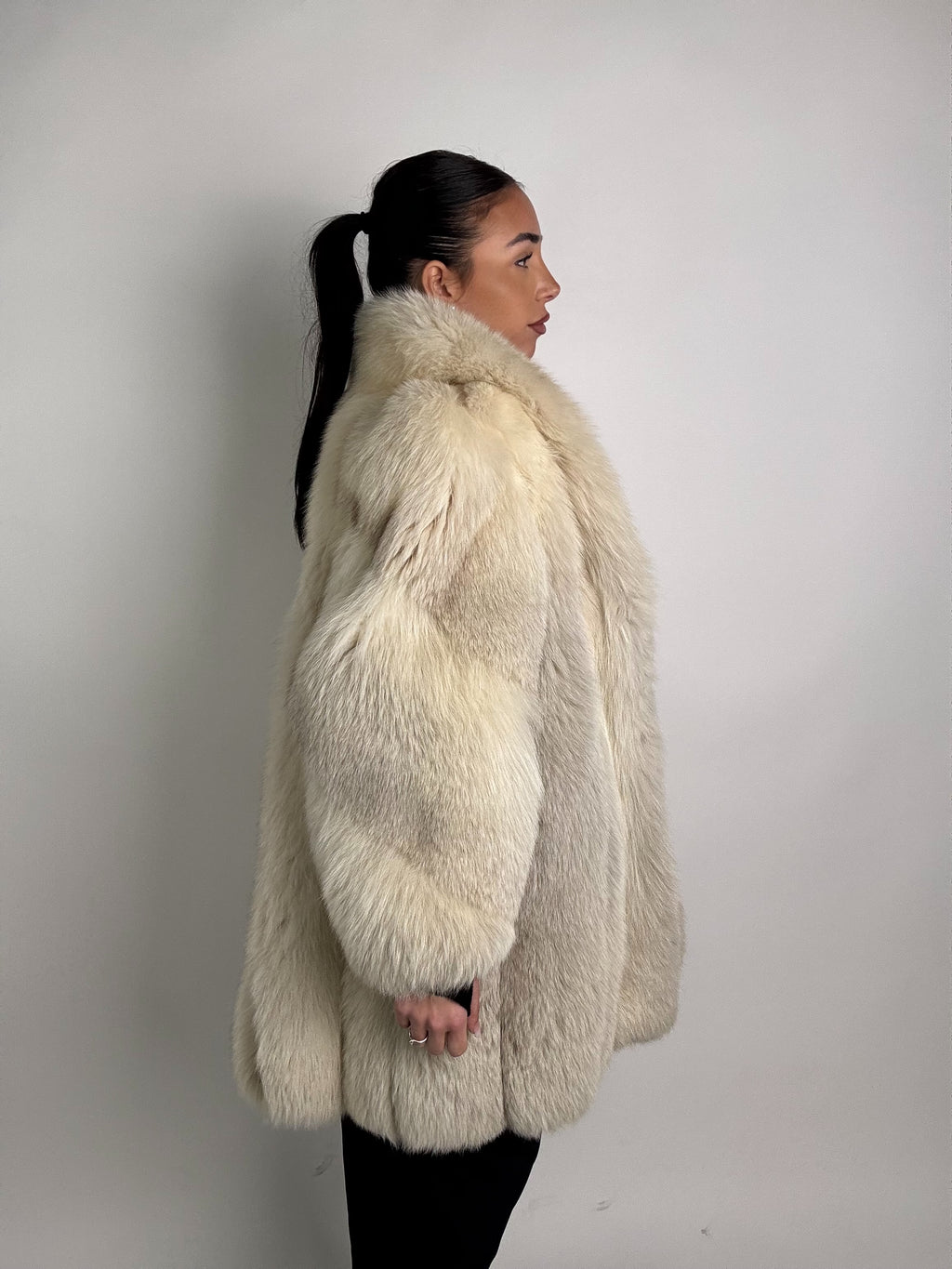 Giacca in volpe della groenlandia N111