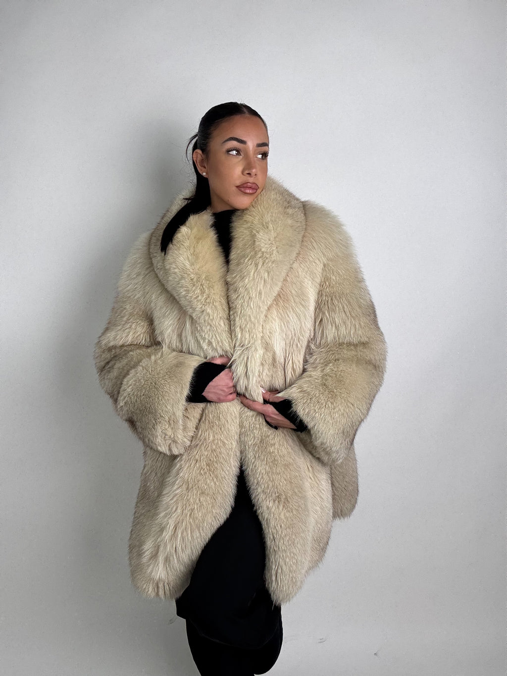 Giacca in volpe della groenlandia N112