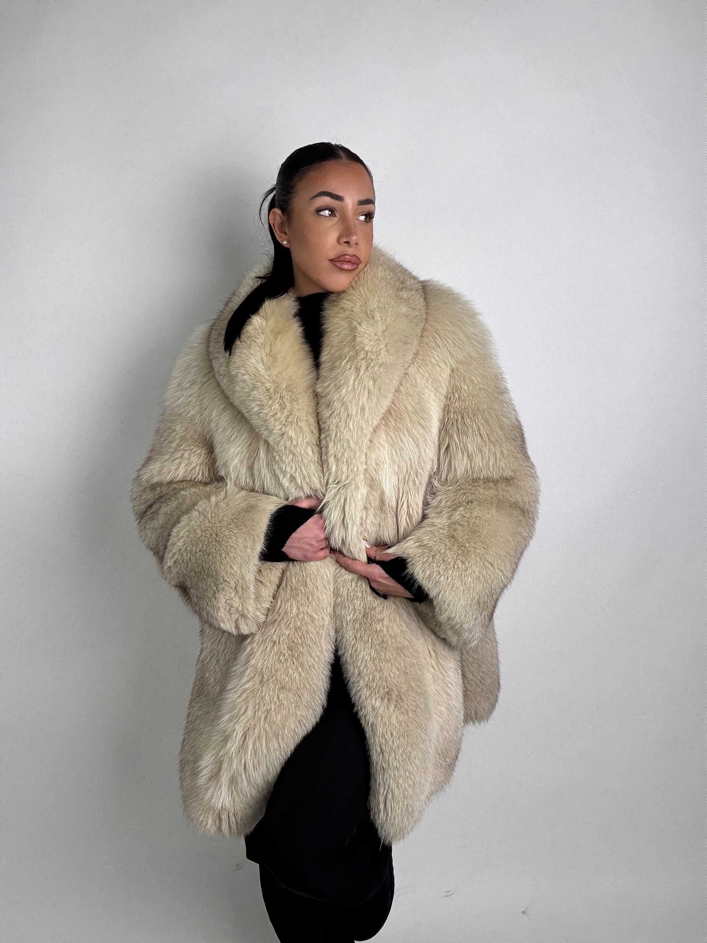 Giacca in volpe della groenlandia N112