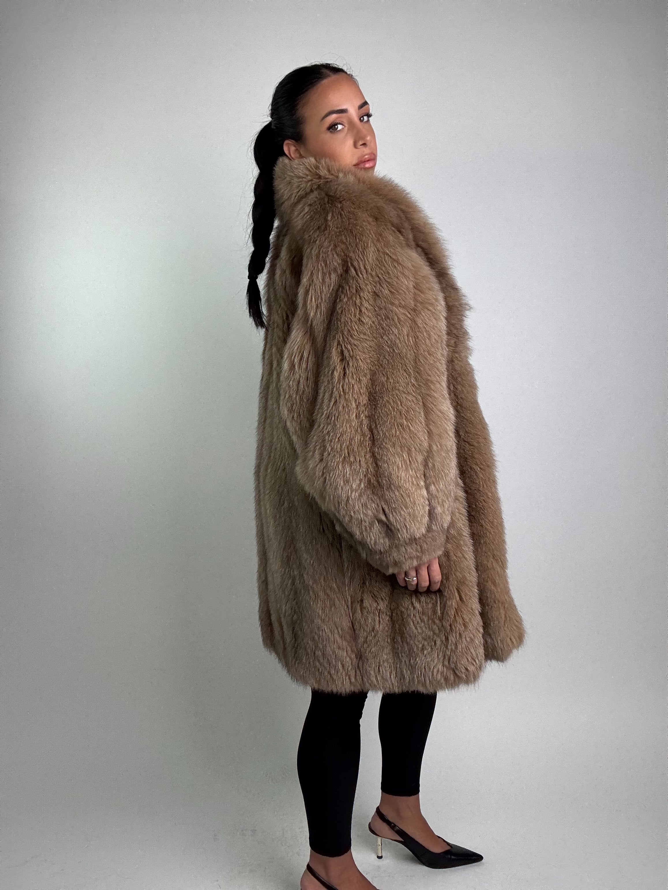 Cappotto in volpe della groenlandia N900