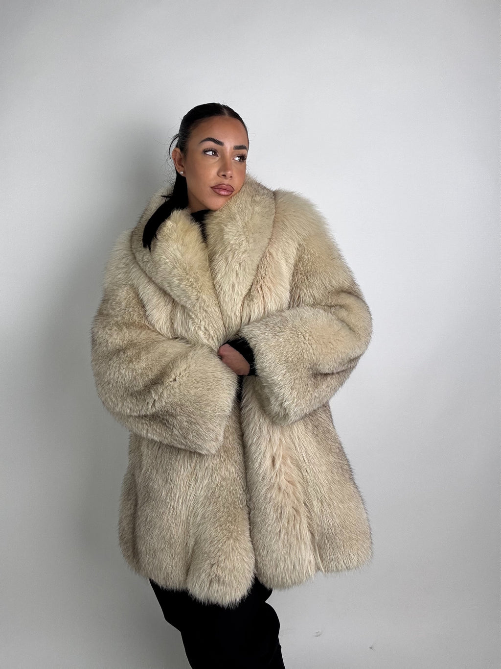 Giacca in volpe della groenlandia N112