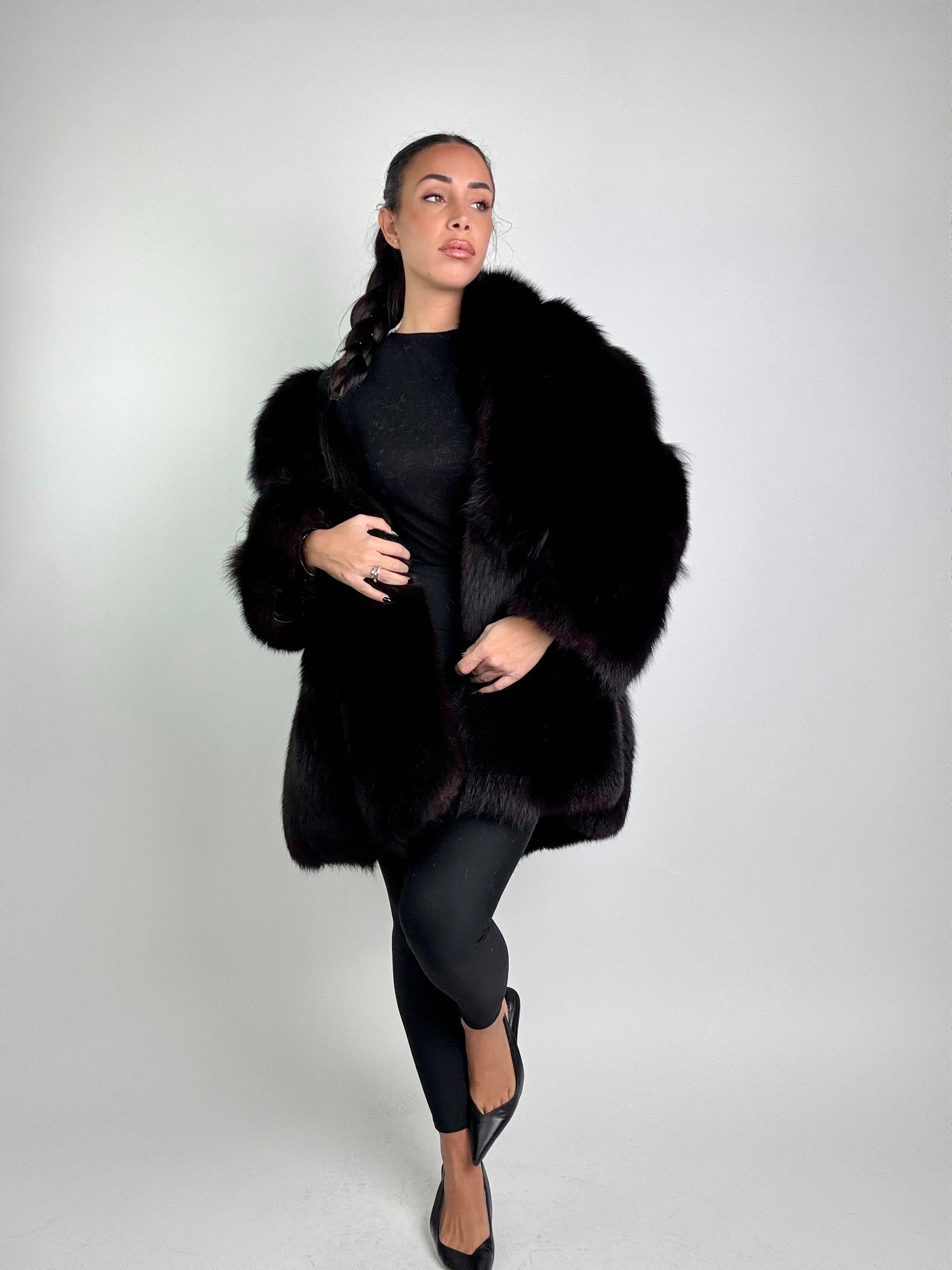 Cappotto in volpe della groenlandia N901