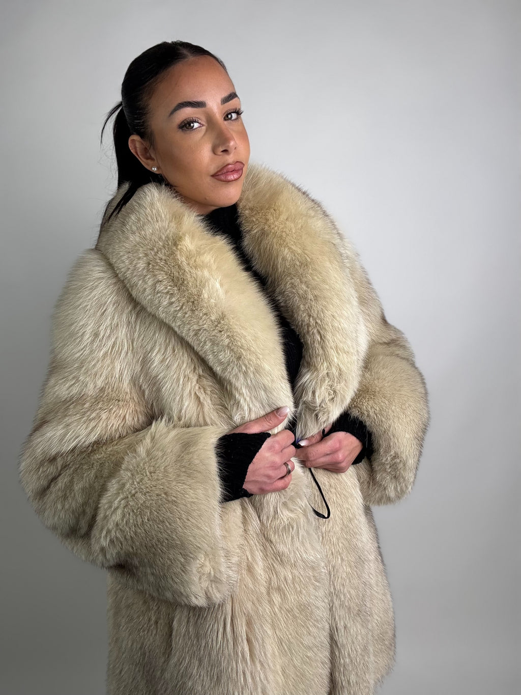 Giacca in volpe della groenlandia N112