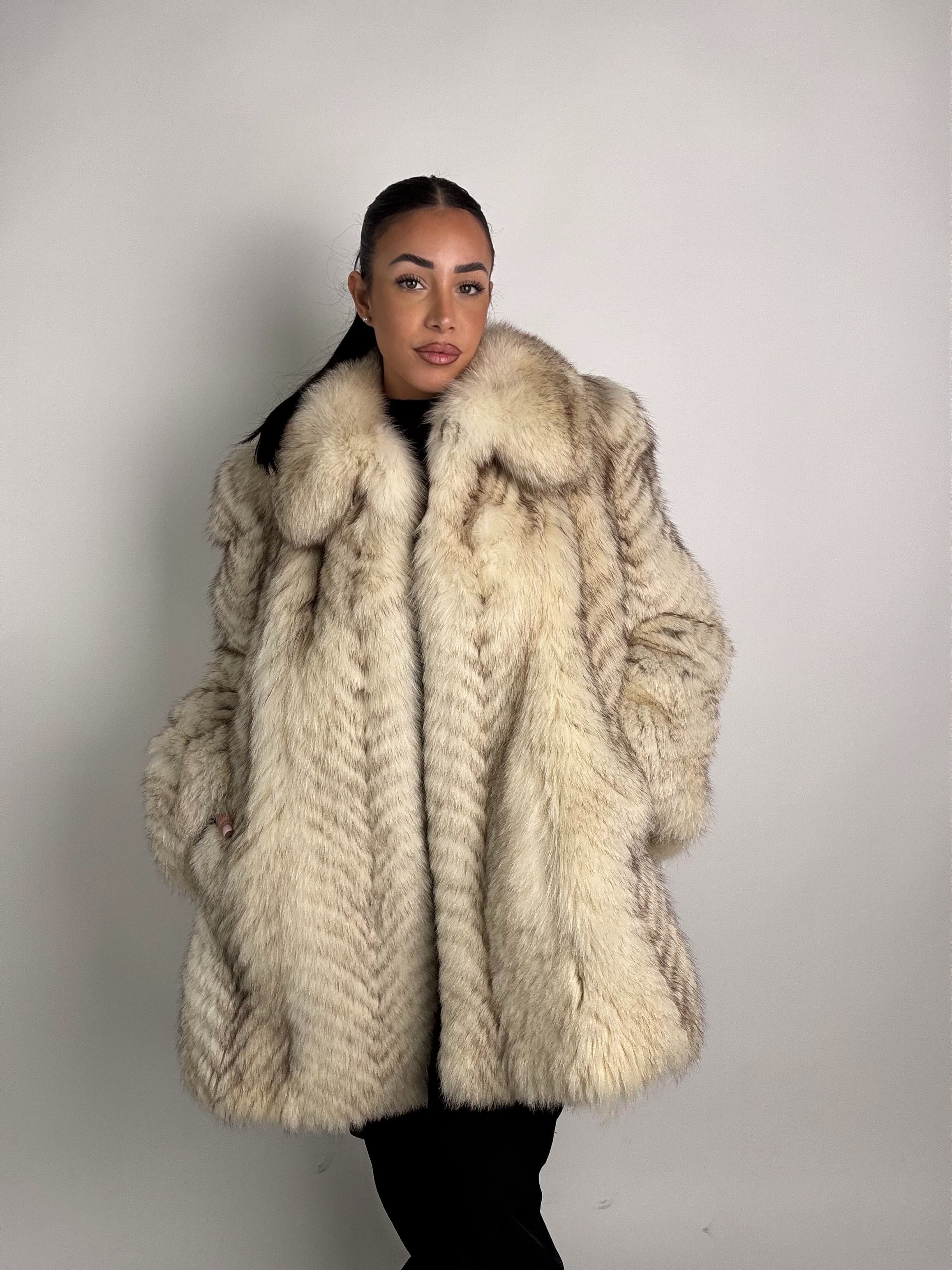 Giacca in volpe della groenlandia N113