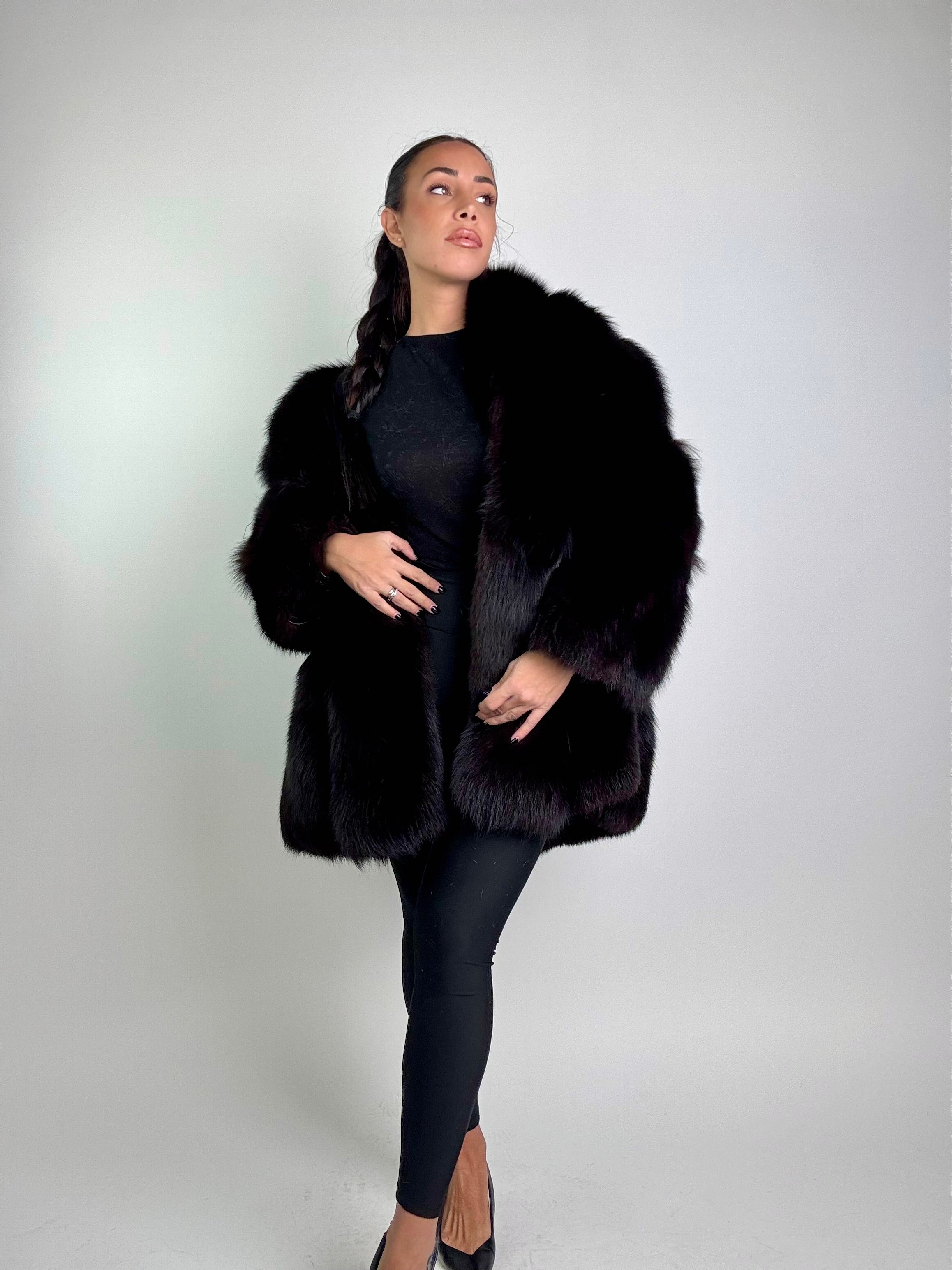 Cappotto in volpe della groenlandia N901