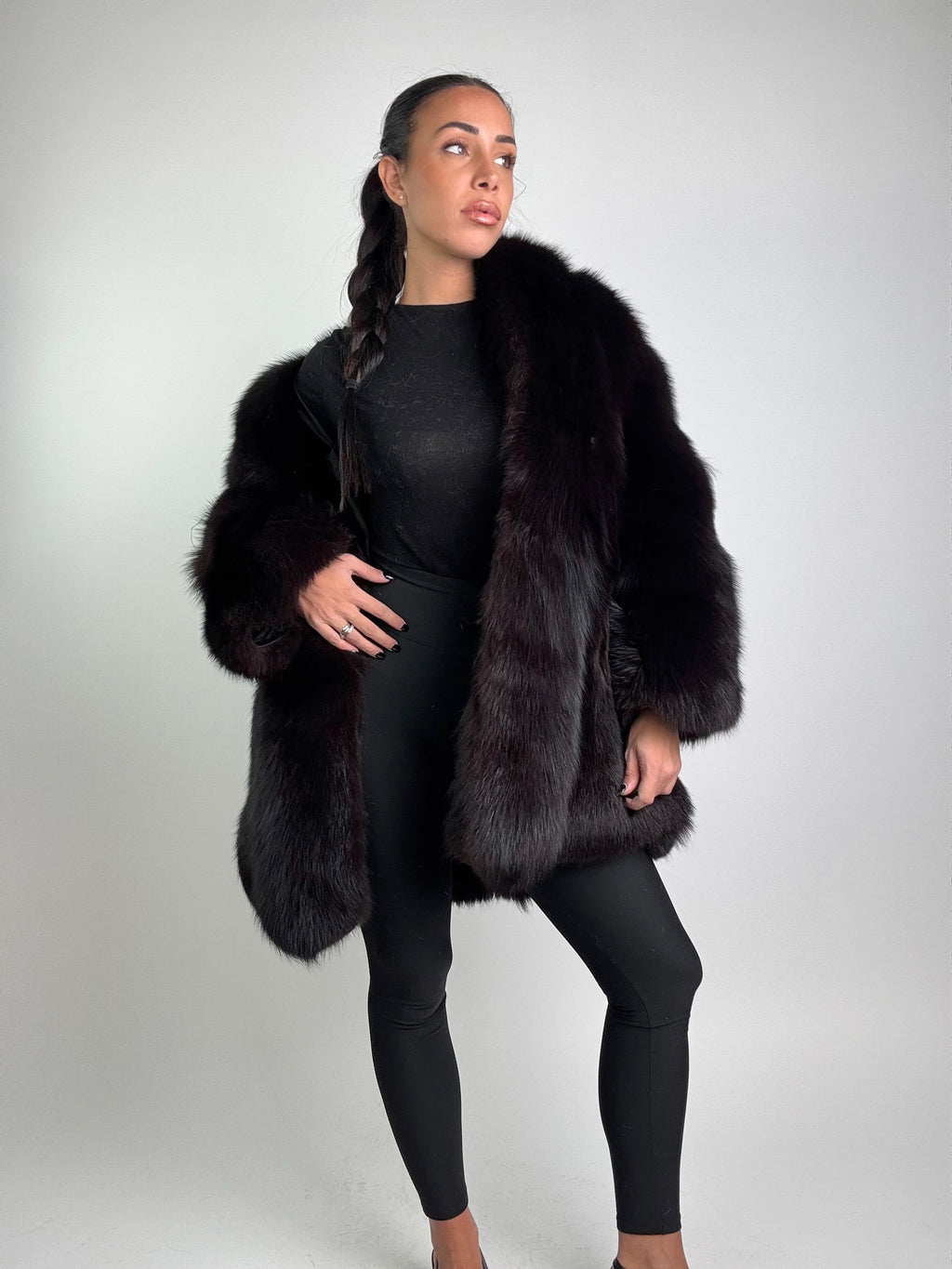 Cappotto in volpe della groenlandia N901