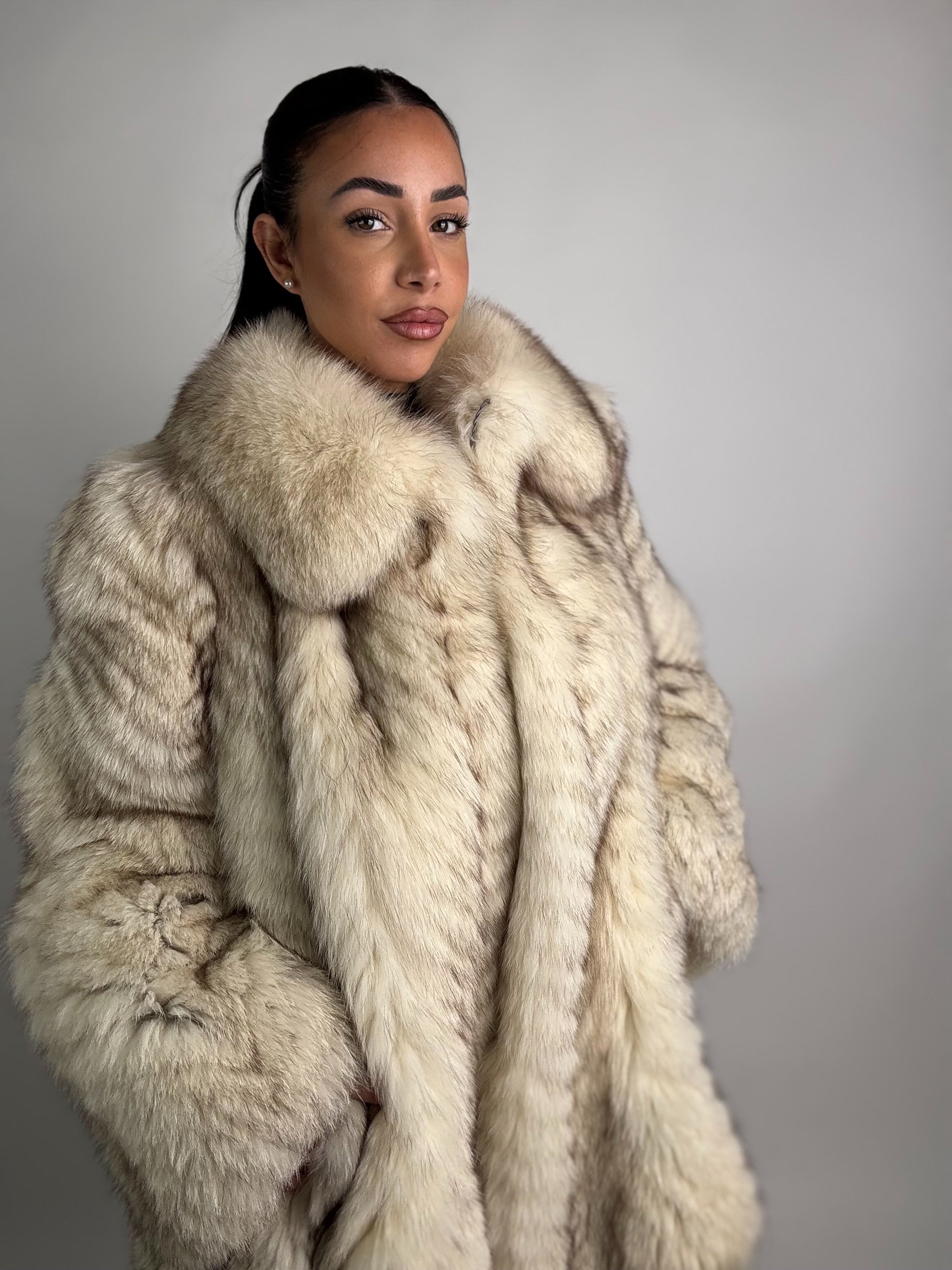 Giacca in volpe della groenlandia N113