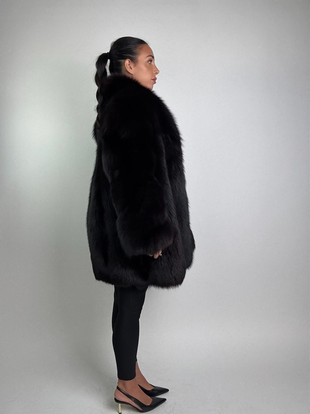 Cappotto in volpe della groenlandia N901