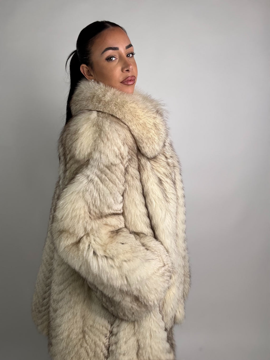 Giacca in volpe della groenlandia N113