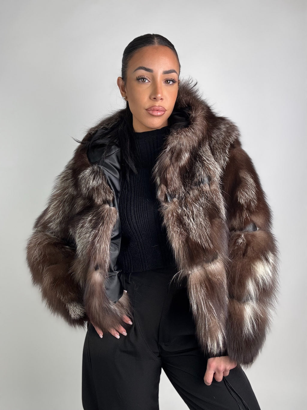 Mink Bomber Jacket