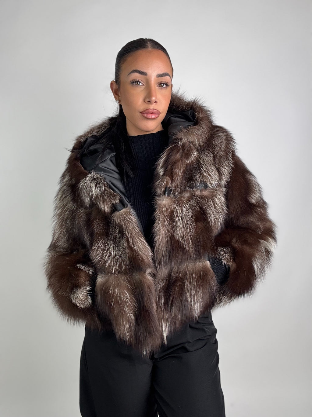 Mink Bomber Jacket