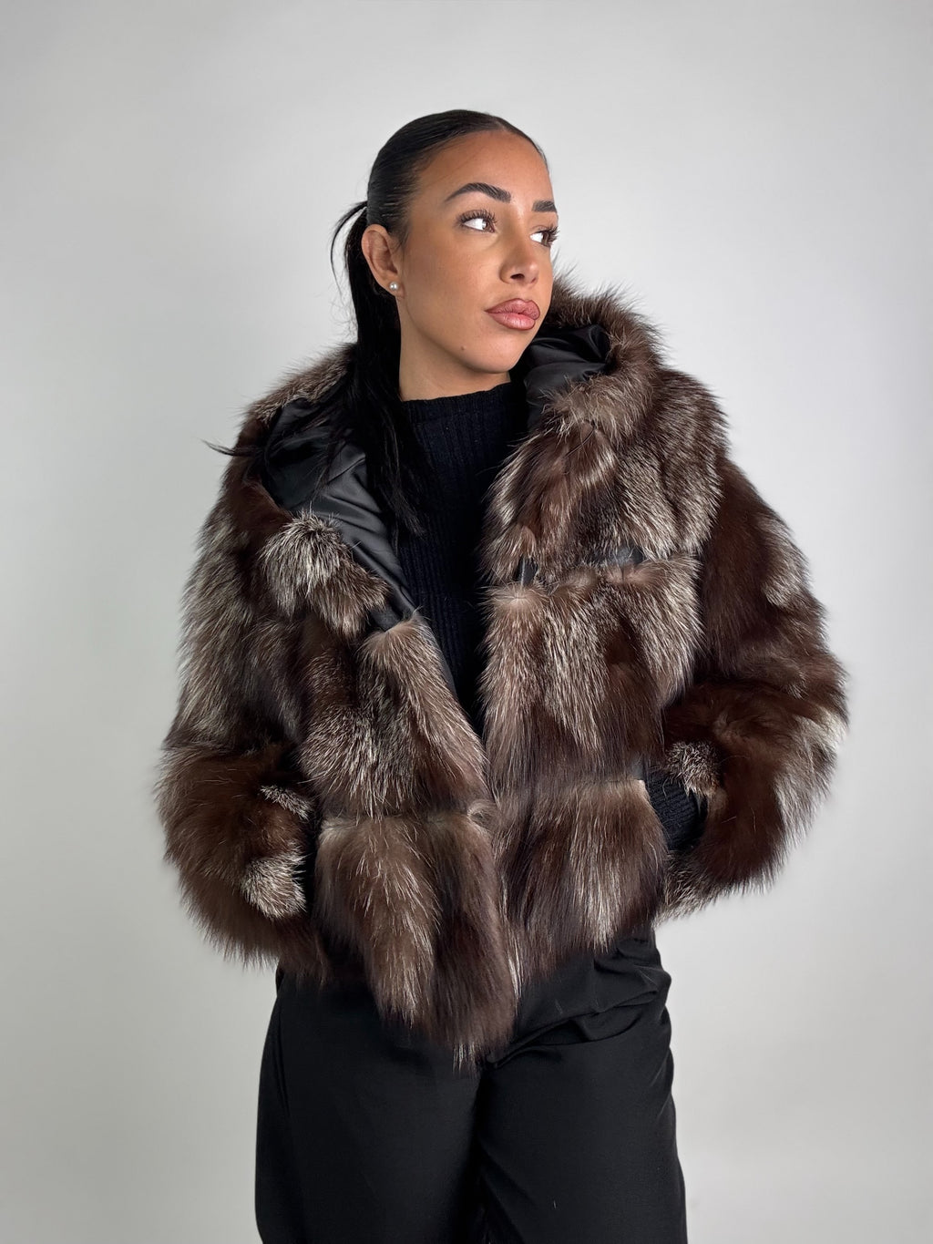 Mink Bomber Jacket