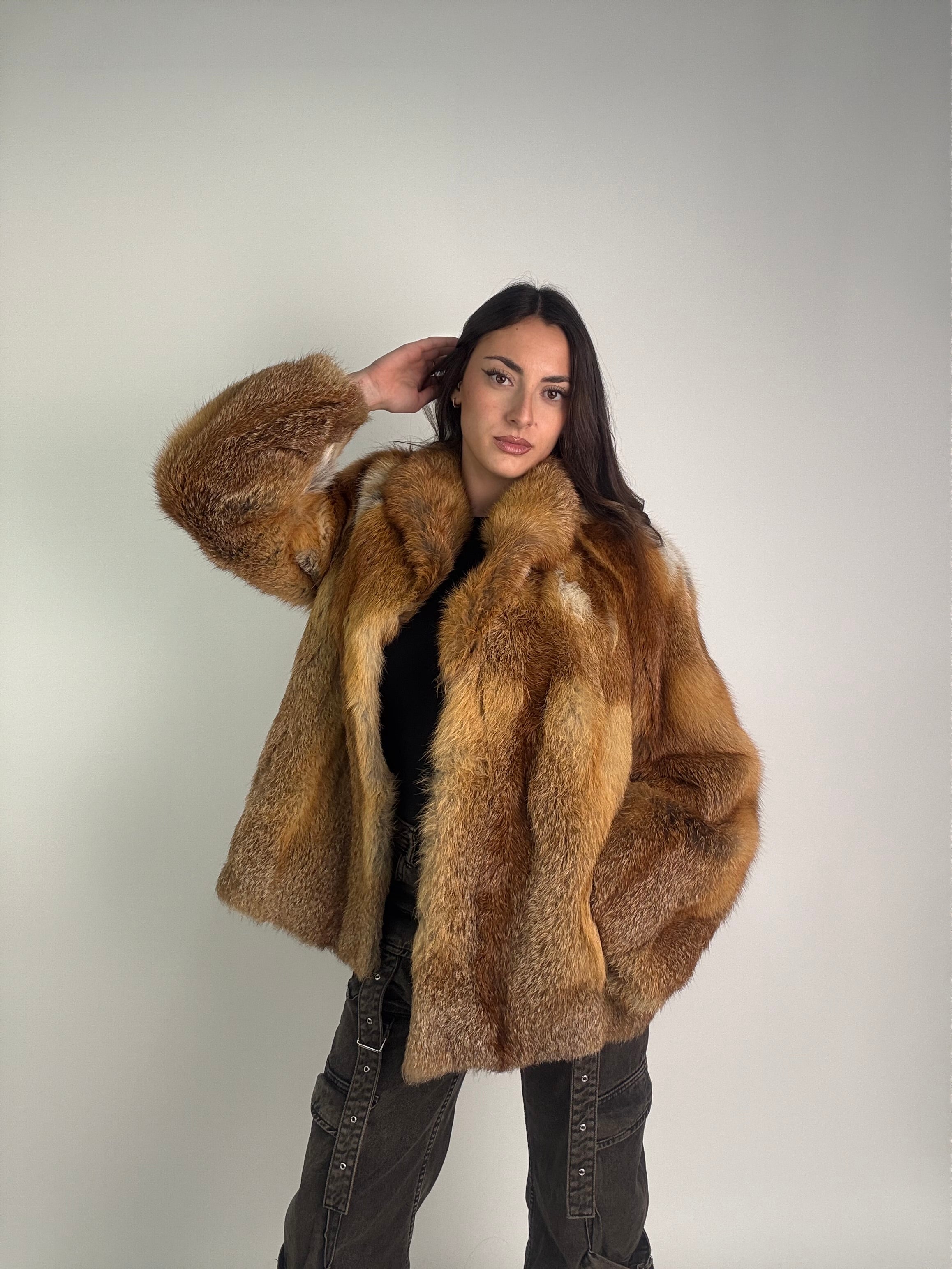 Giacca in volpe della groenlandia N953