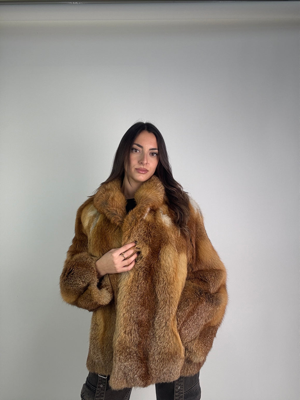 Giacca in volpe della groenlandia N953