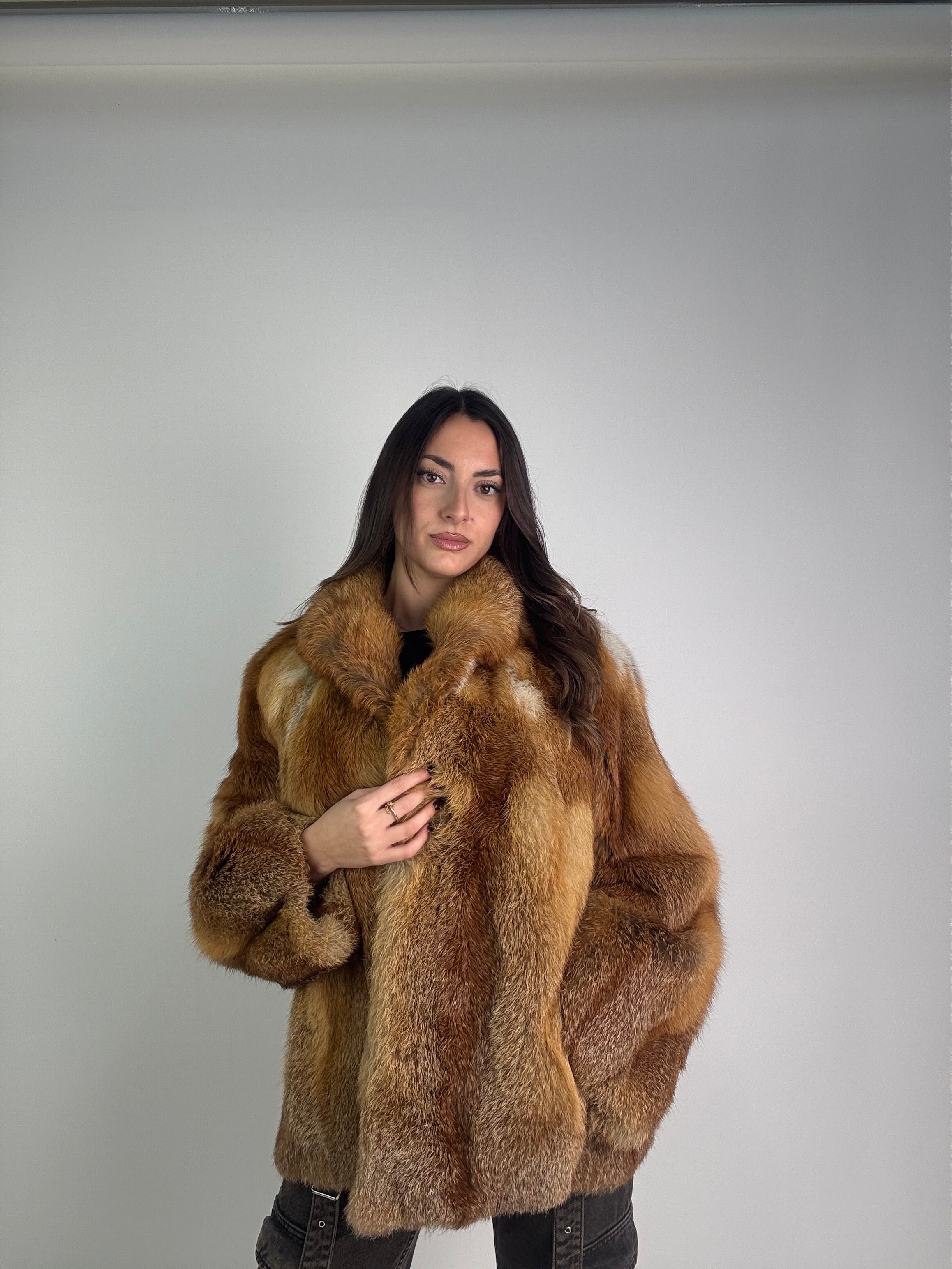 Giacca in volpe della groenlandia N953