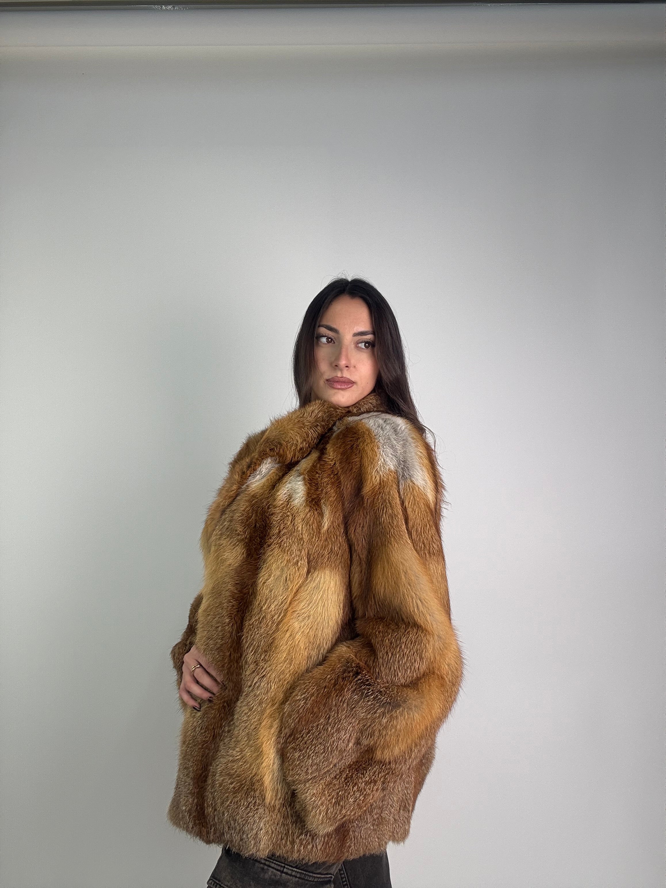 Giacca in volpe della groenlandia N953