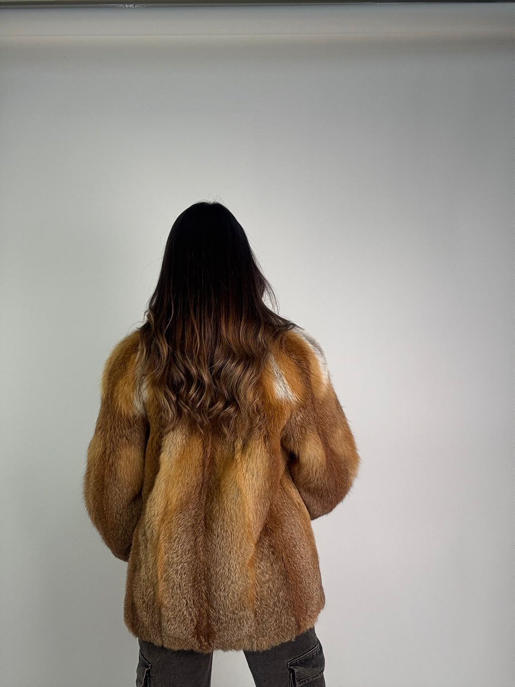 Giacca in volpe della groenlandia N953