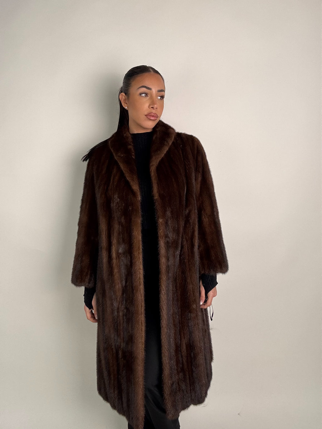 Cappotto in visone N416