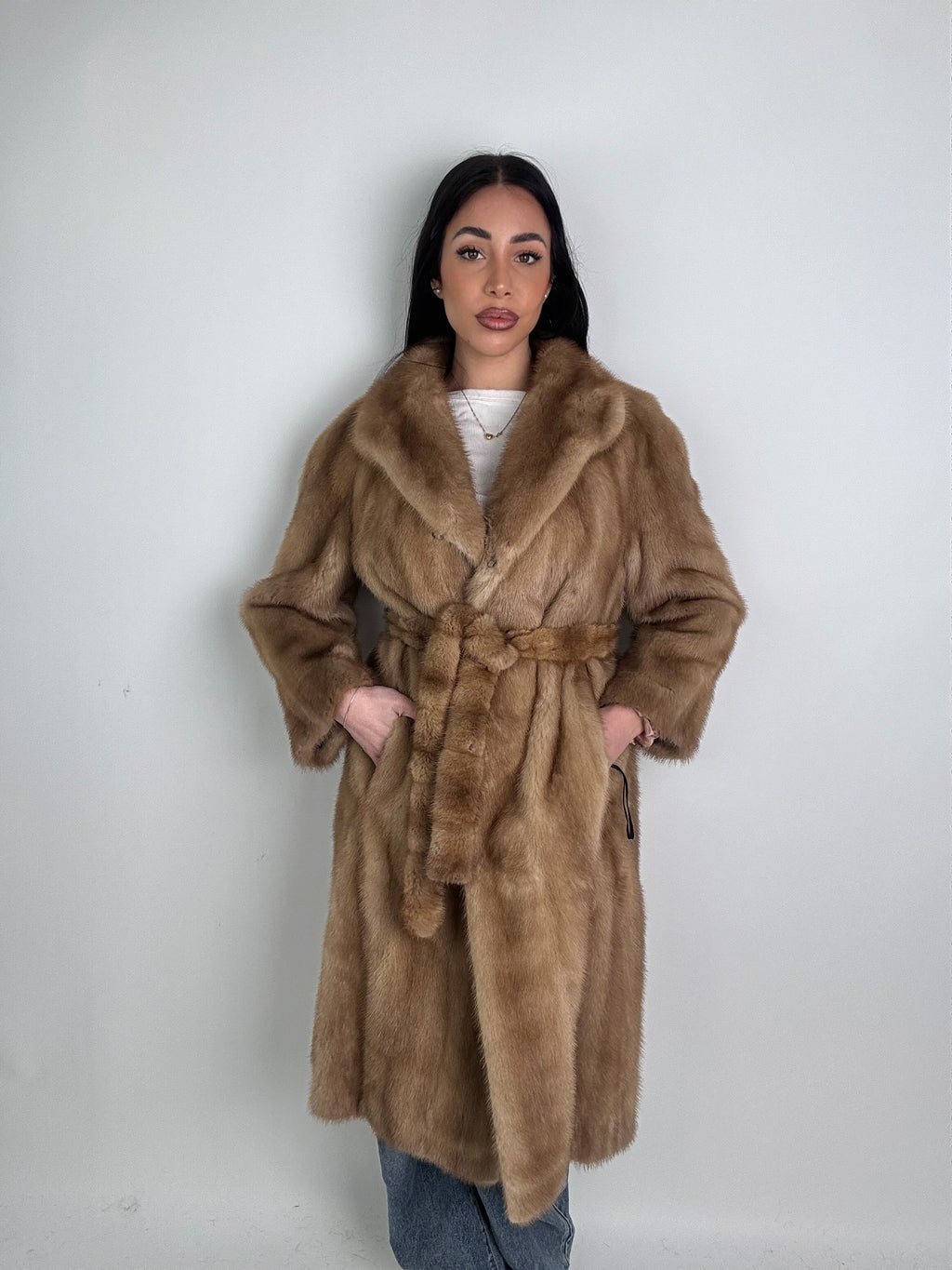 Cappotto in visone N586