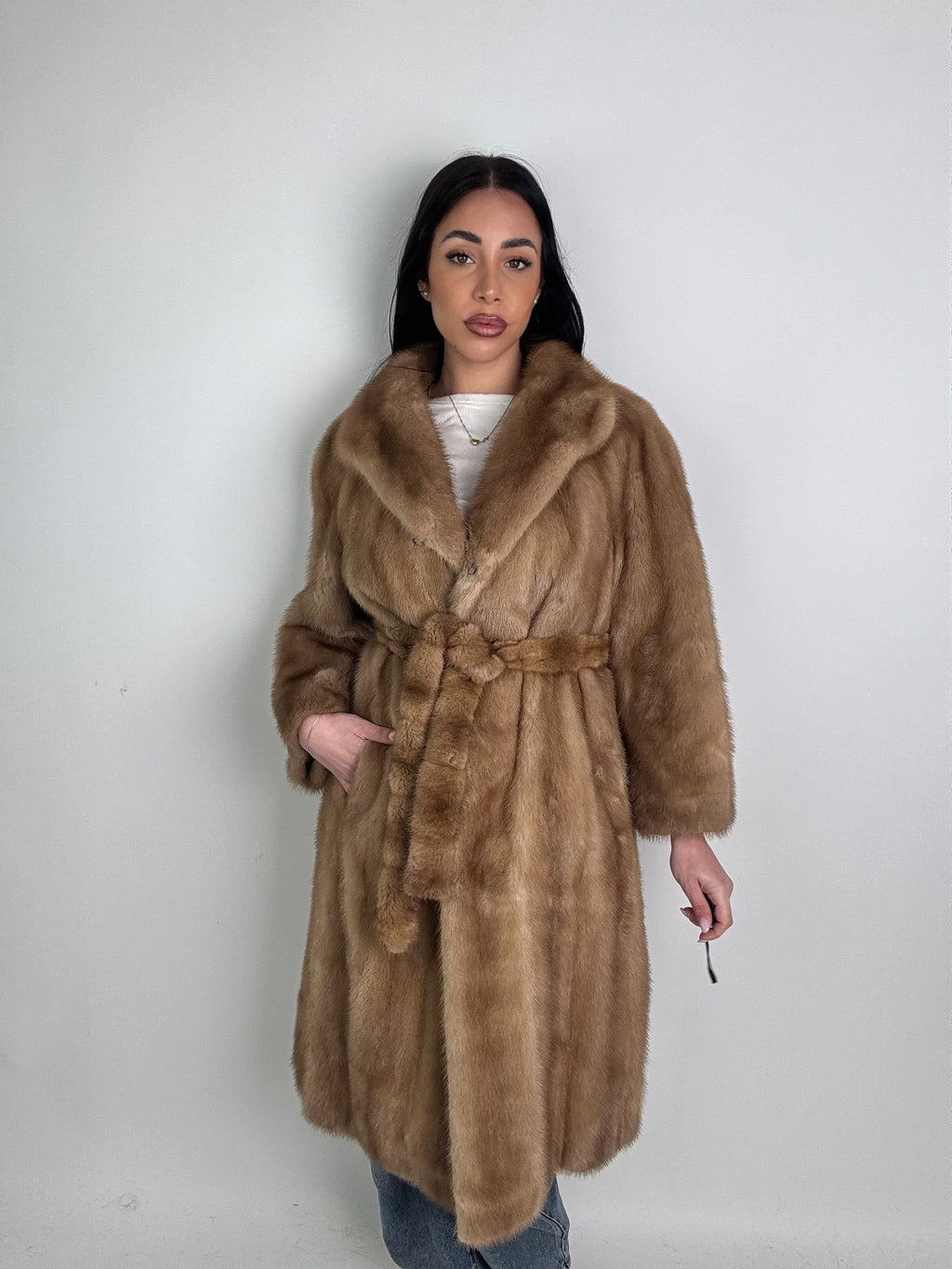 Cappotto in visone N586