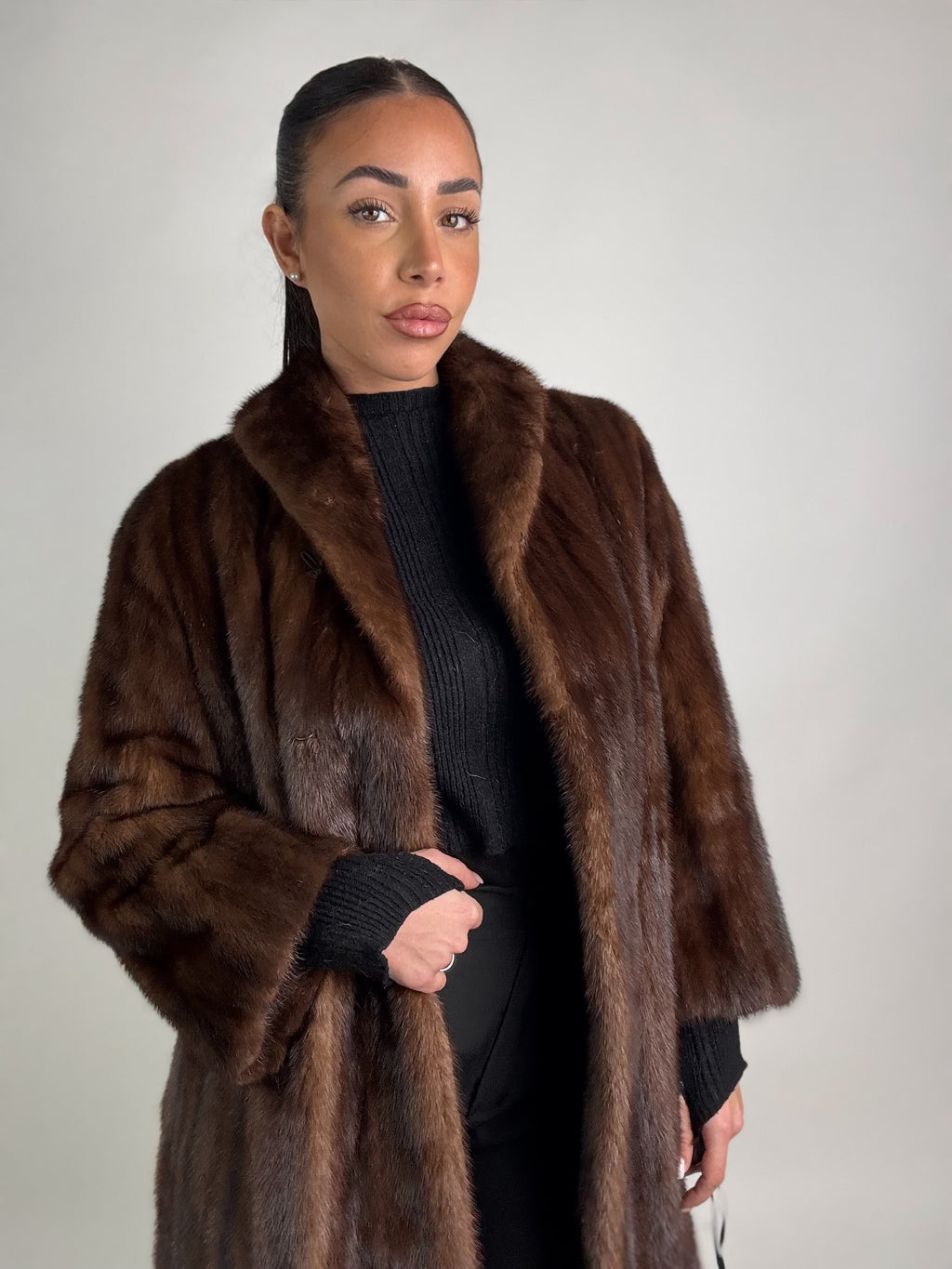 Cappotto in visone N416